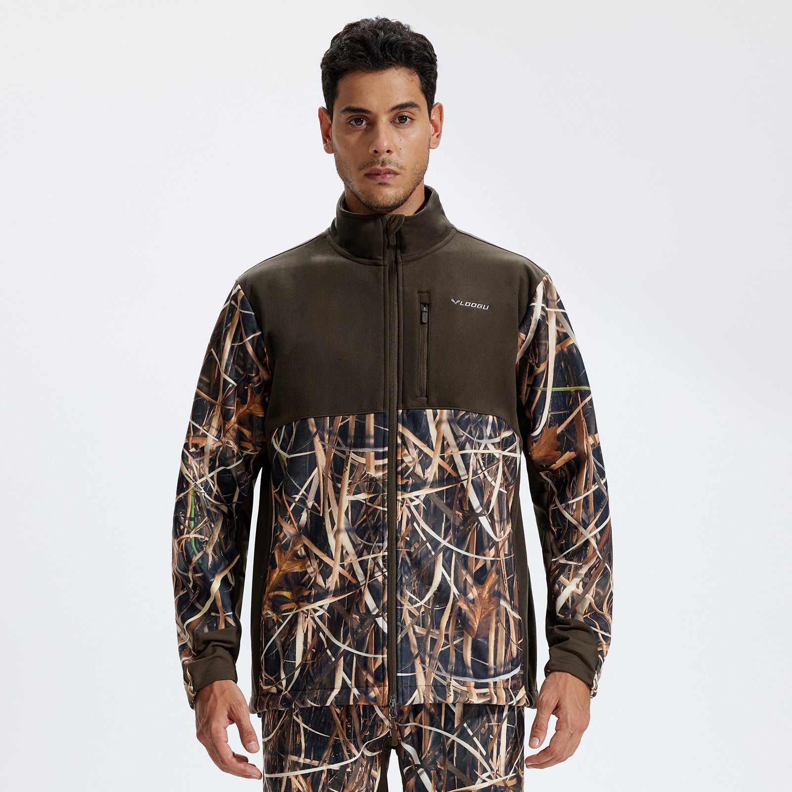 LOOGU Camo Hunting Fleece Lining Jacket M40