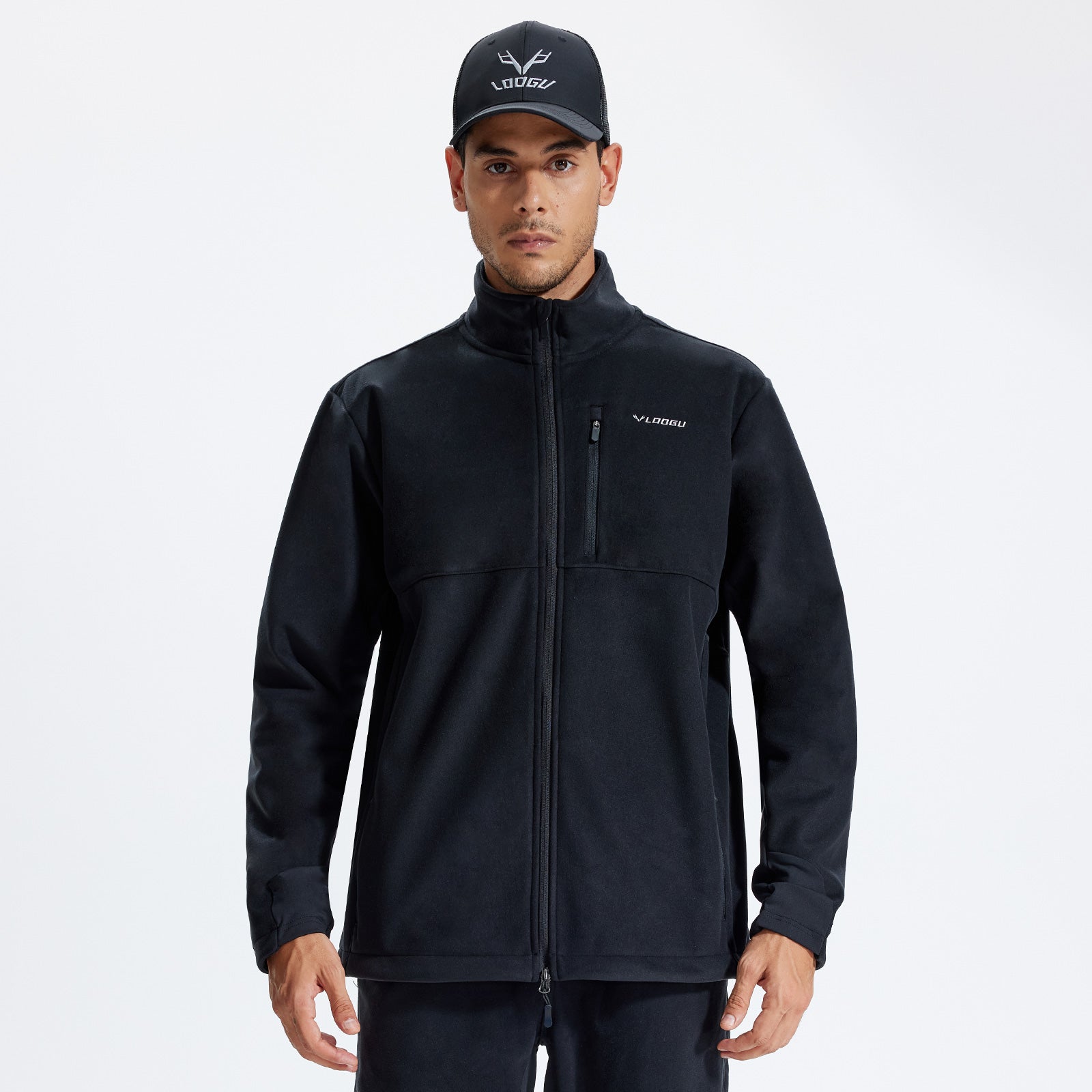 LOOGU Fleece Lining Casual Jacket M40