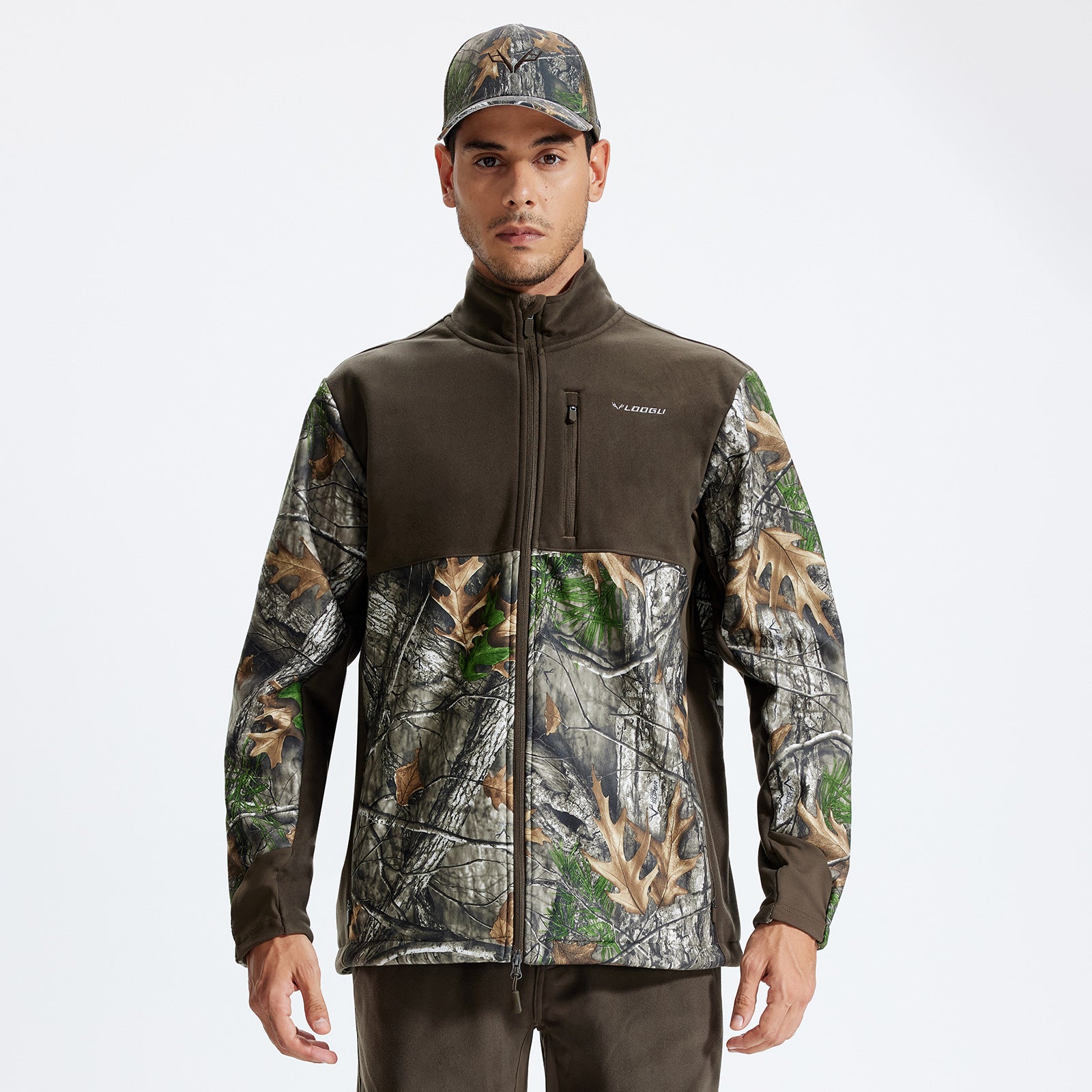 LOOGU Camo Hunting Fleece Lining Jacket M40