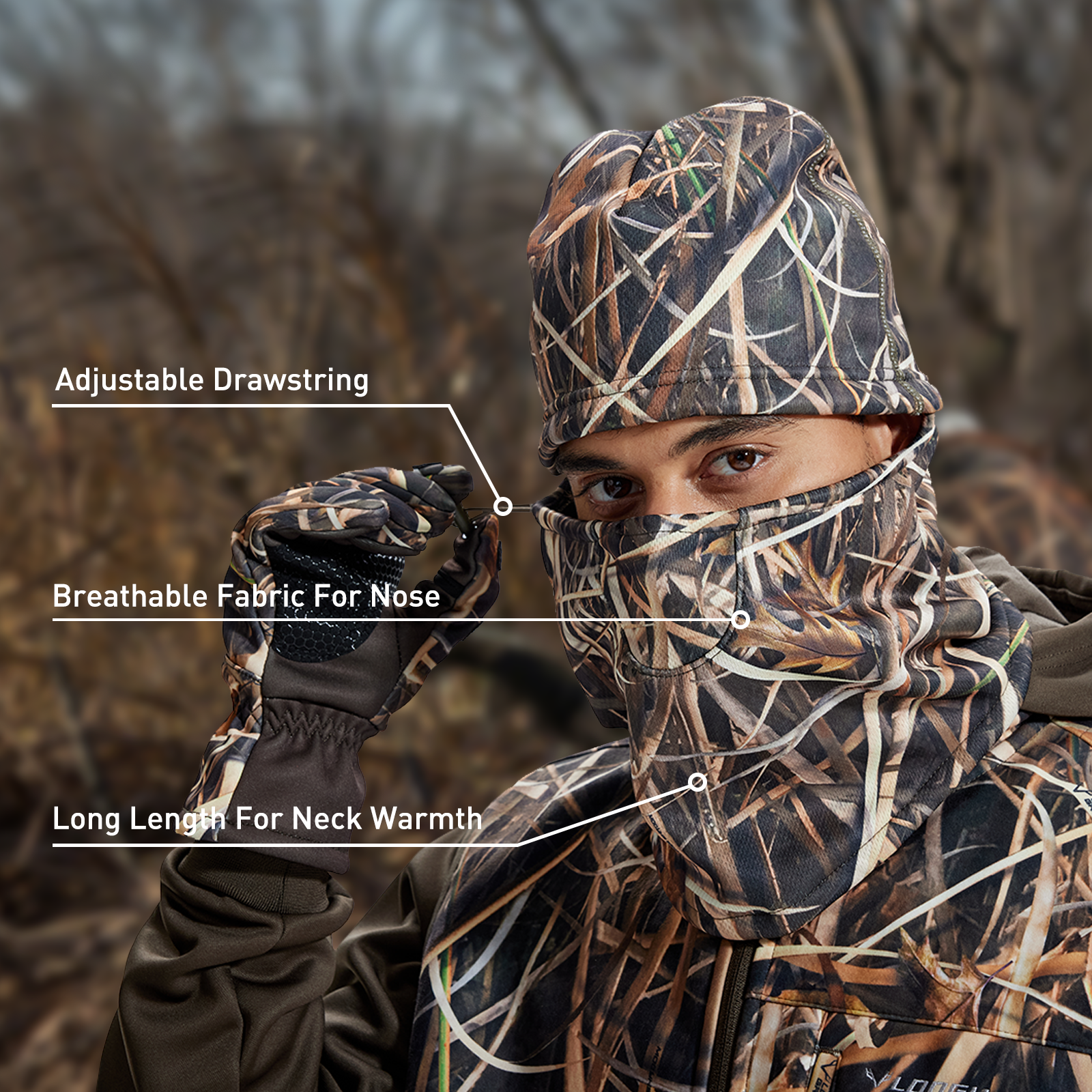 LOOGU Camo Balaclava for Hunting B20