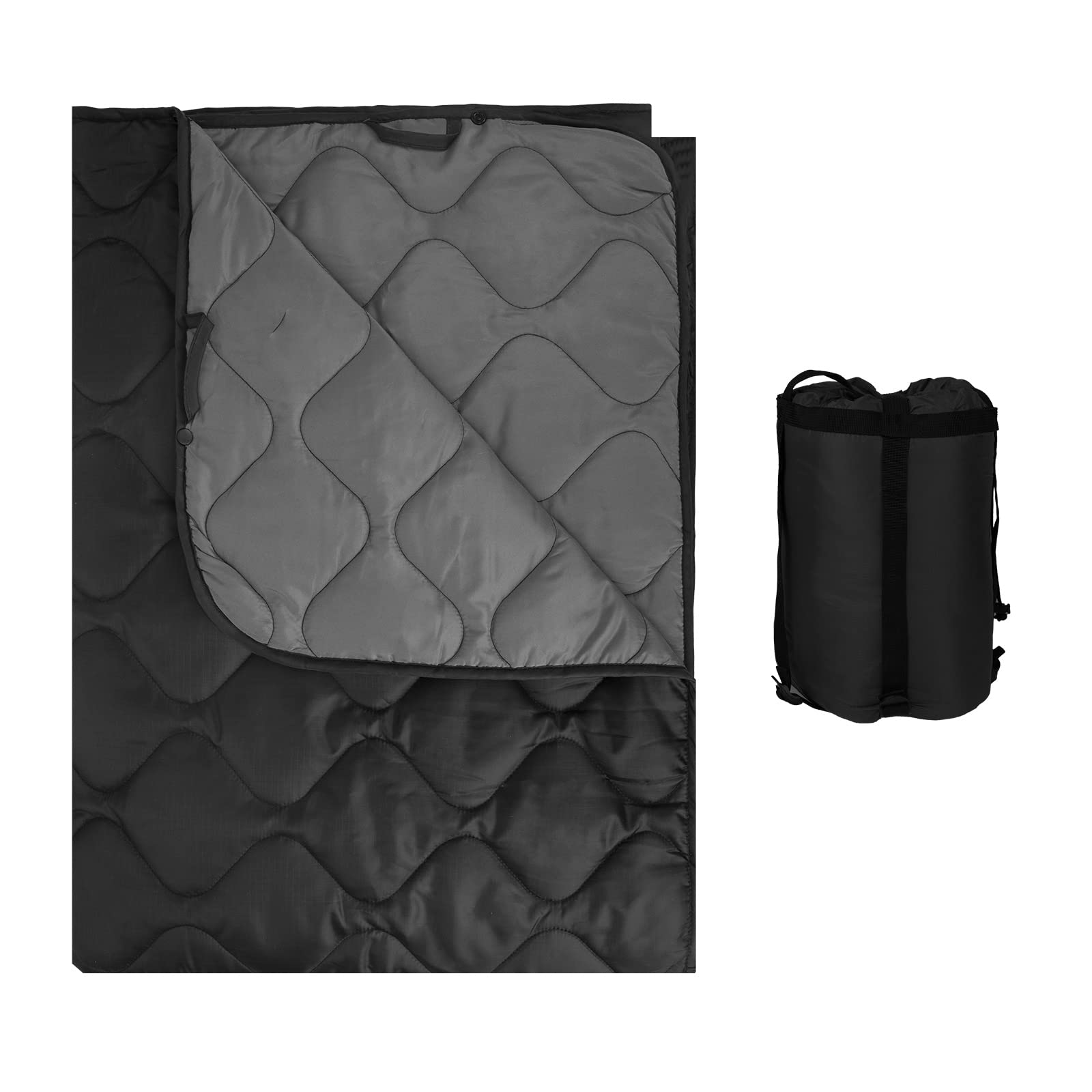 LOOGU – couverture camouflage Woobie imperméable, doublure de poncho pour le camping en plein air, la randonnée, la chasse, la survie, la randonnée, le pique-nique