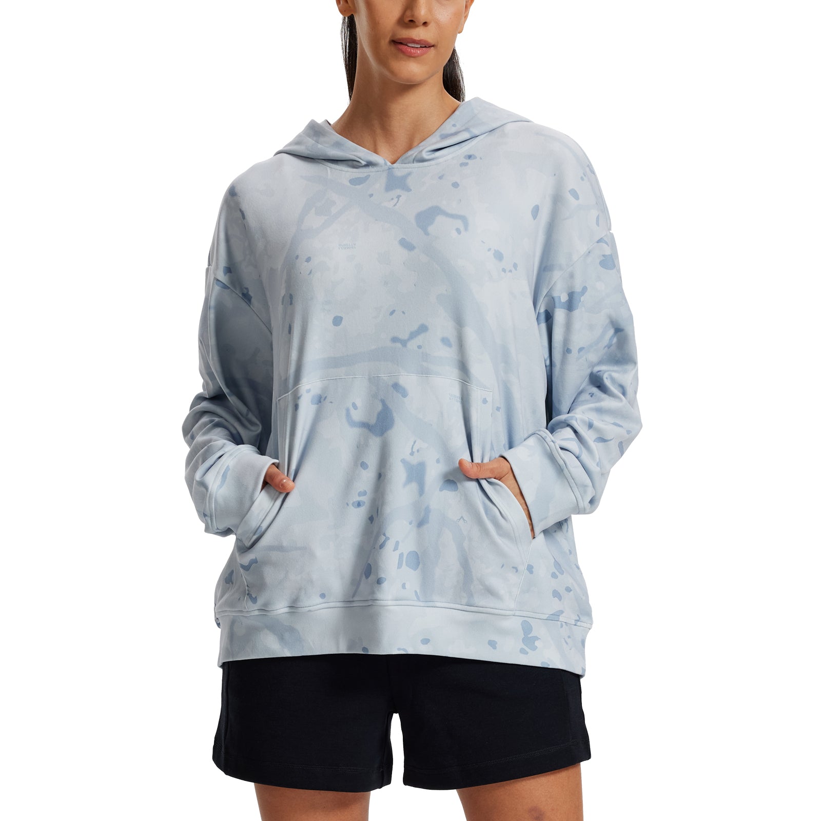 LOOGU Women's Camo Oversized Hoodies WD50