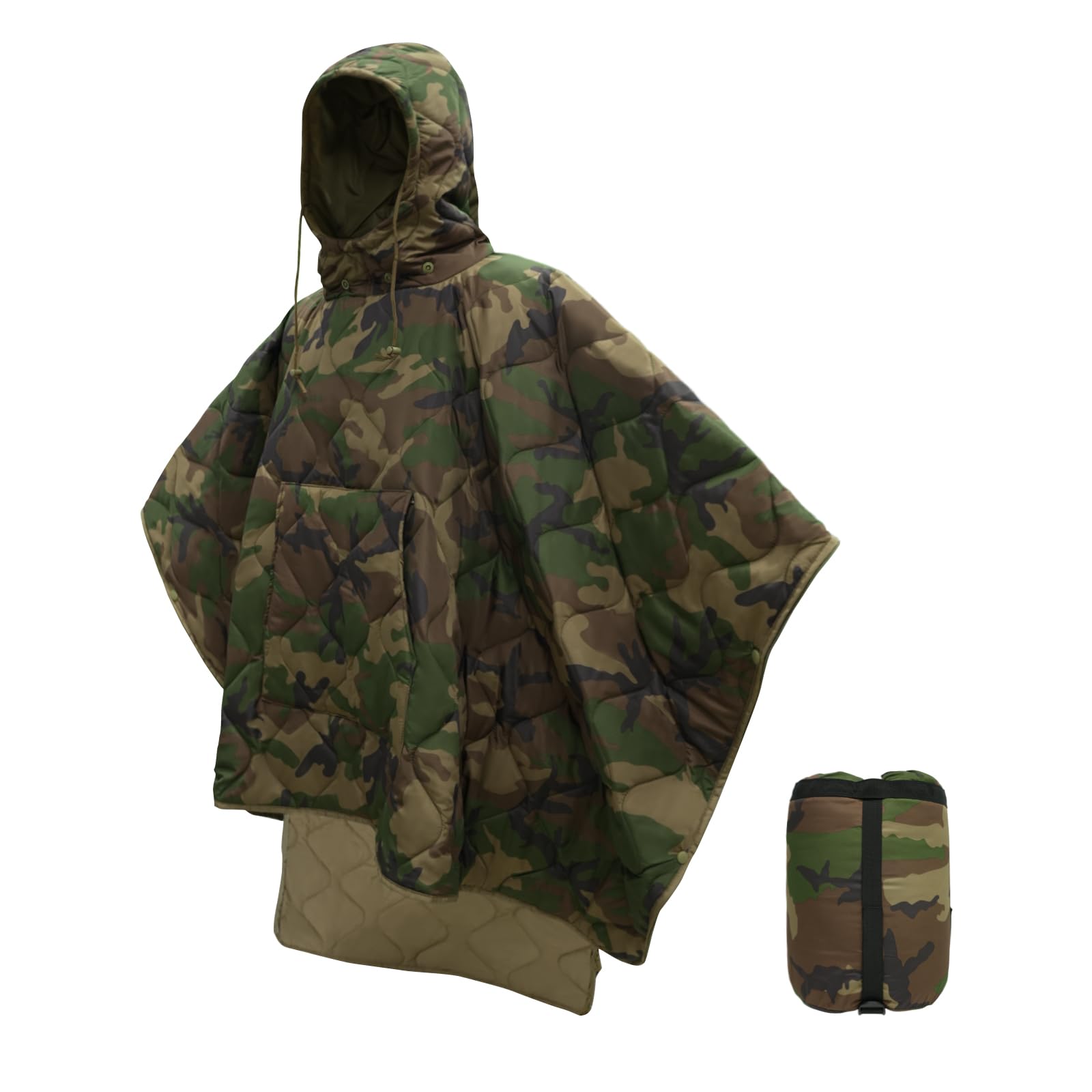 LOOGU Camo Blanket Zipper Insulated Sleeping Bag IP10
