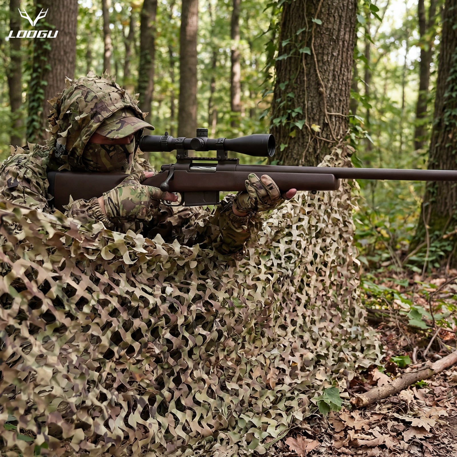 LOOGU Hunting Camo Netting Spretta Camo