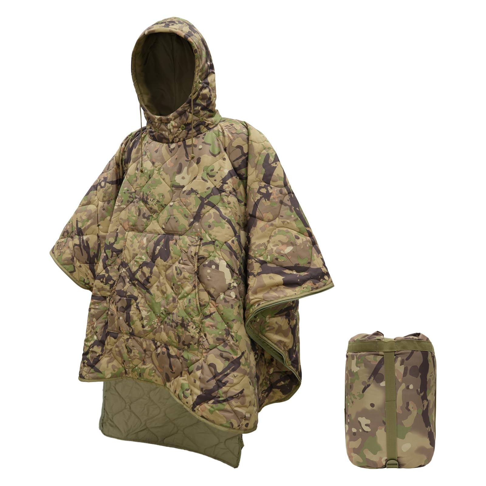 LOOGU Camo Blanket Zipper Insulated Sleeping Bag IP10