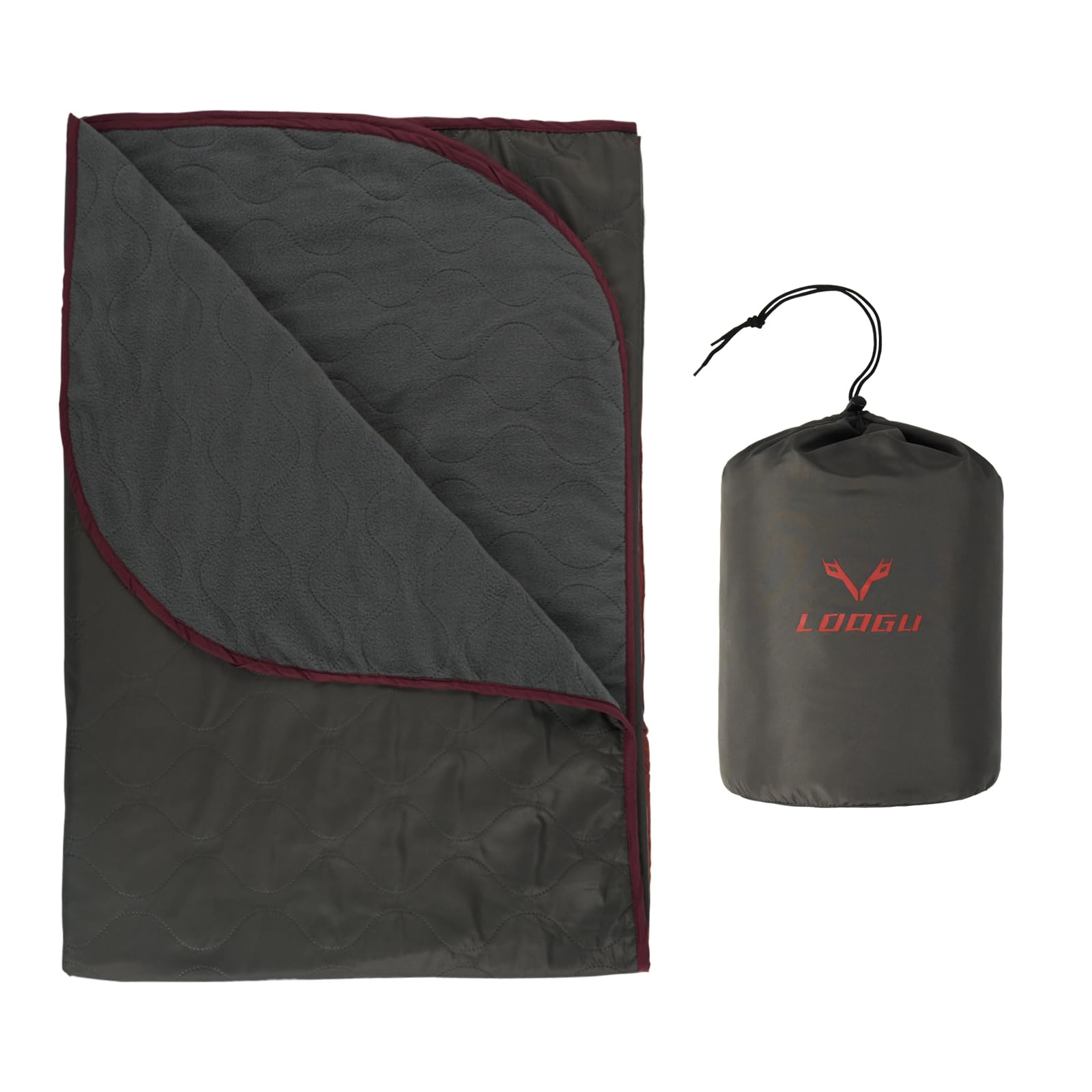 LOOGU – couverture camouflage Woobie imperméable, doublure de poncho pour le camping en plein air, la randonnée, la chasse, la survie, la randonnée, le pique-nique