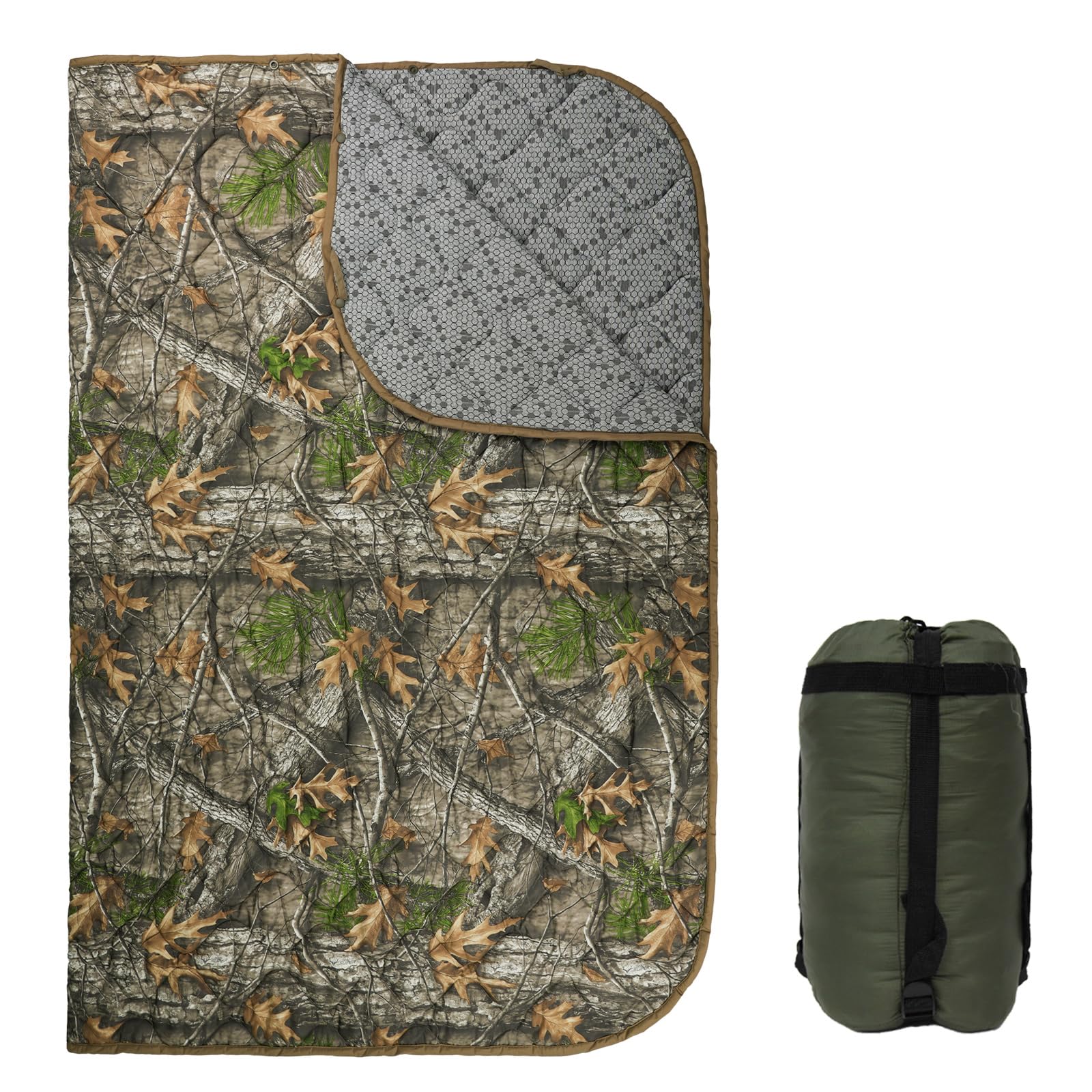 LOOGU Camo Blanket 3M Thinsulate Graphene Waterproof Poncho Liner BL21