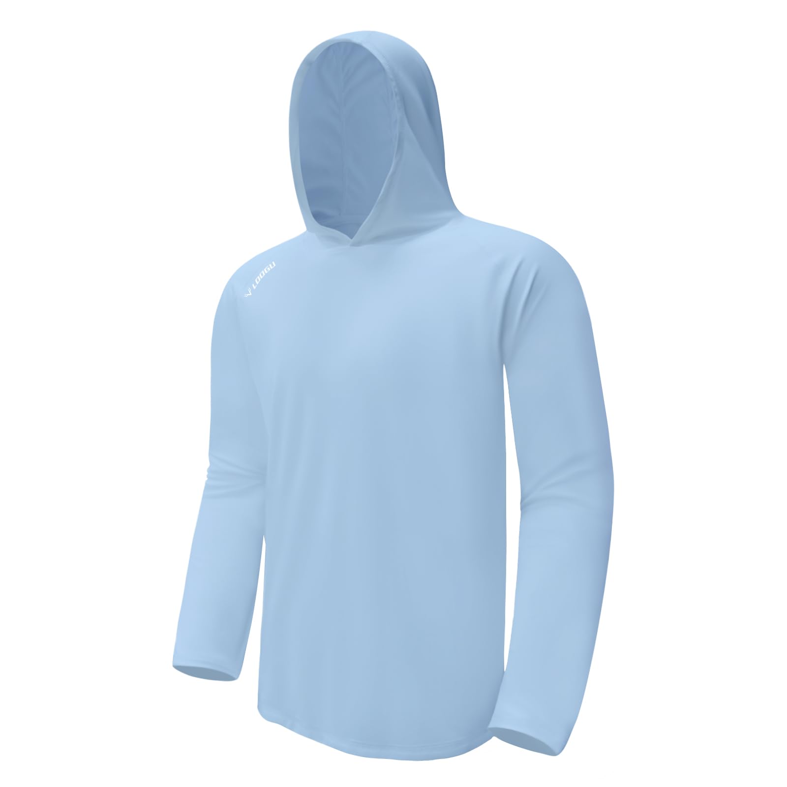 LOOGU Men’s Hoodie Long Sleeve Shirt Blue T70
