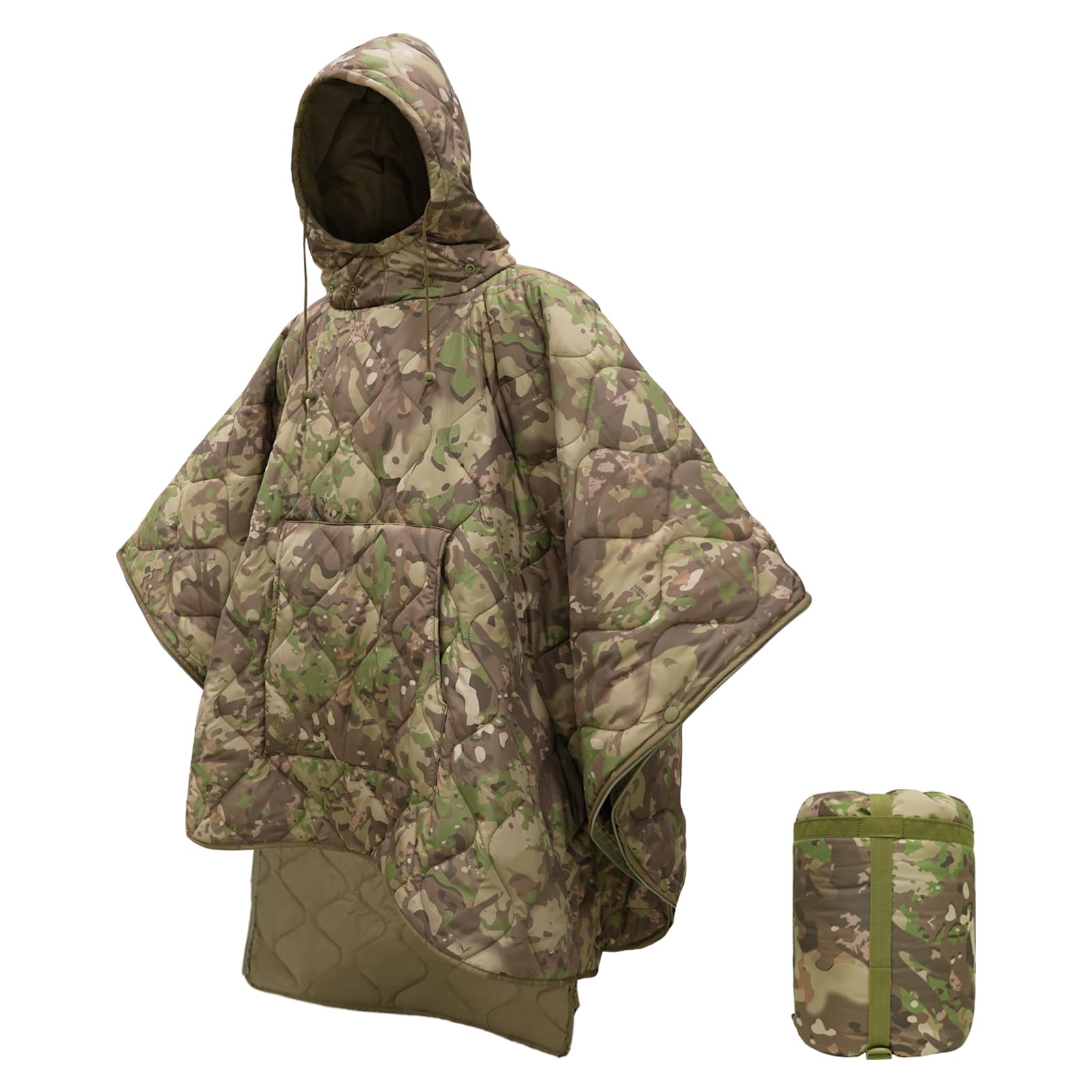 LOOGU Camo Blanket Zipper Insulated Sleeping Bag IP10