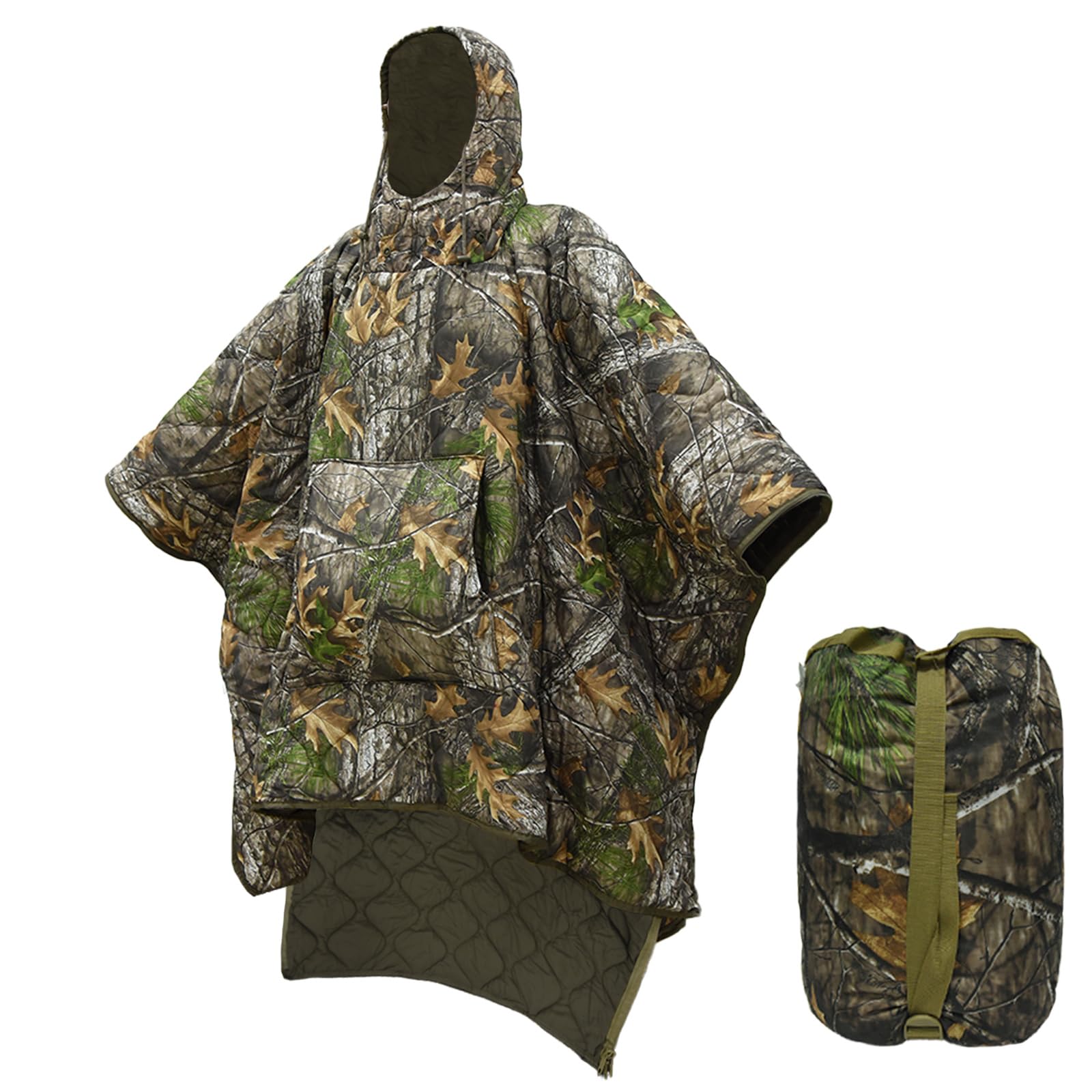 LOOGU Camo Blanket Zipper Insulated Sleeping Bag IP10