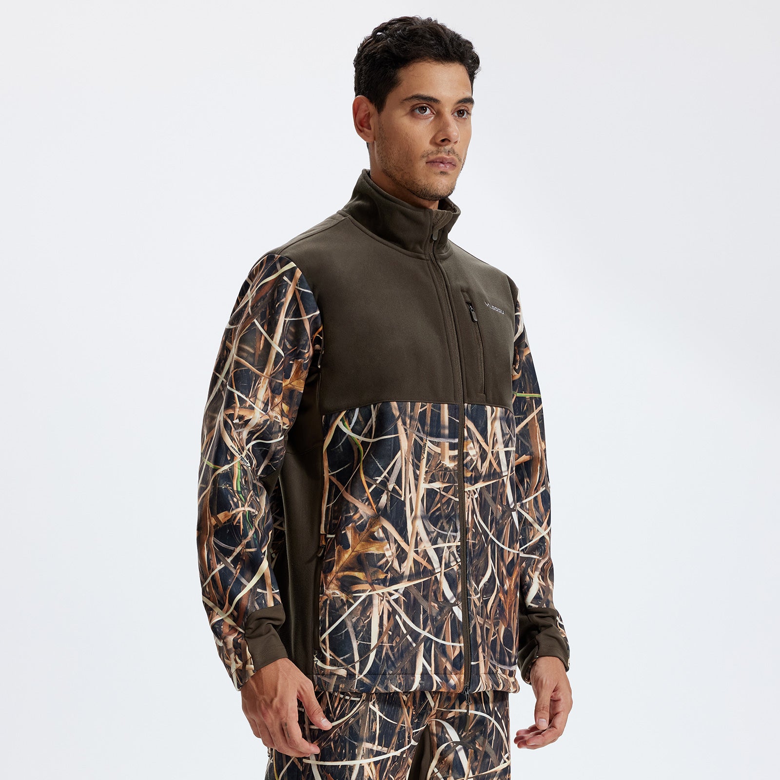 LOOGU Camo Hunting Fleece Lining Jacket M40