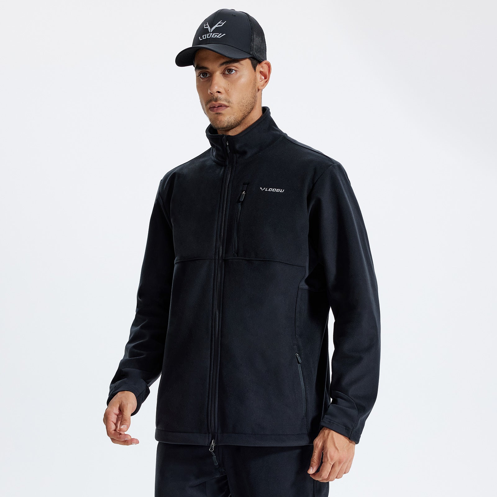 LOOGU Fleece Lining Casual Jacket M40