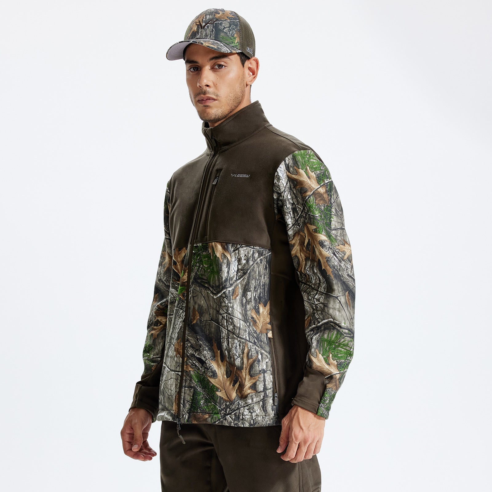 LOOGU Camo Hunting Fleece Lining Jacket M40