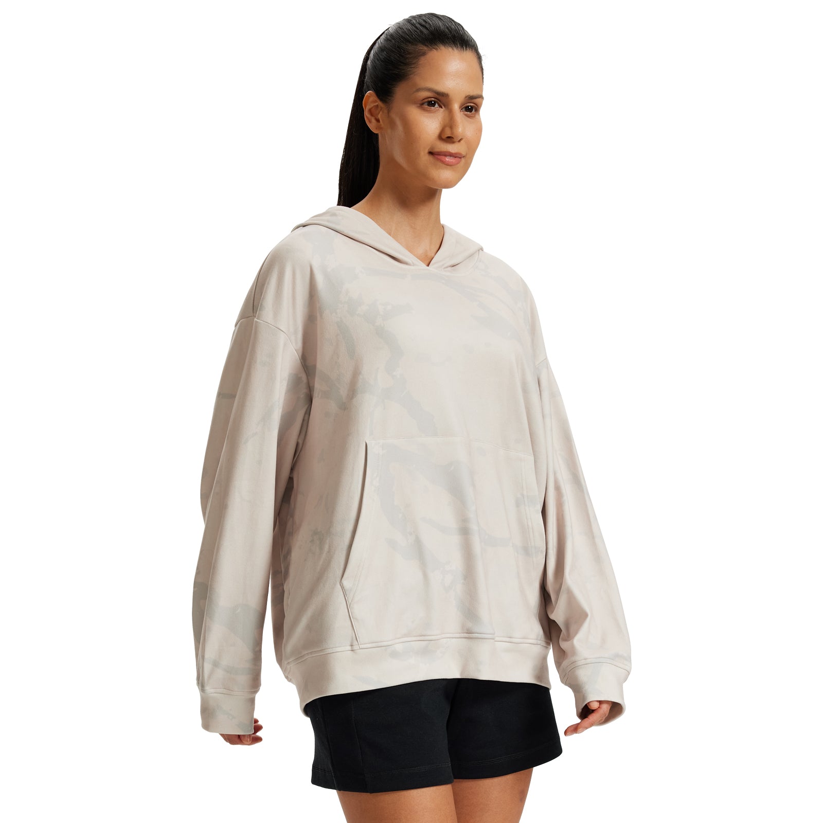 LOOGU Women's Camo Oversized Hoodies WD50