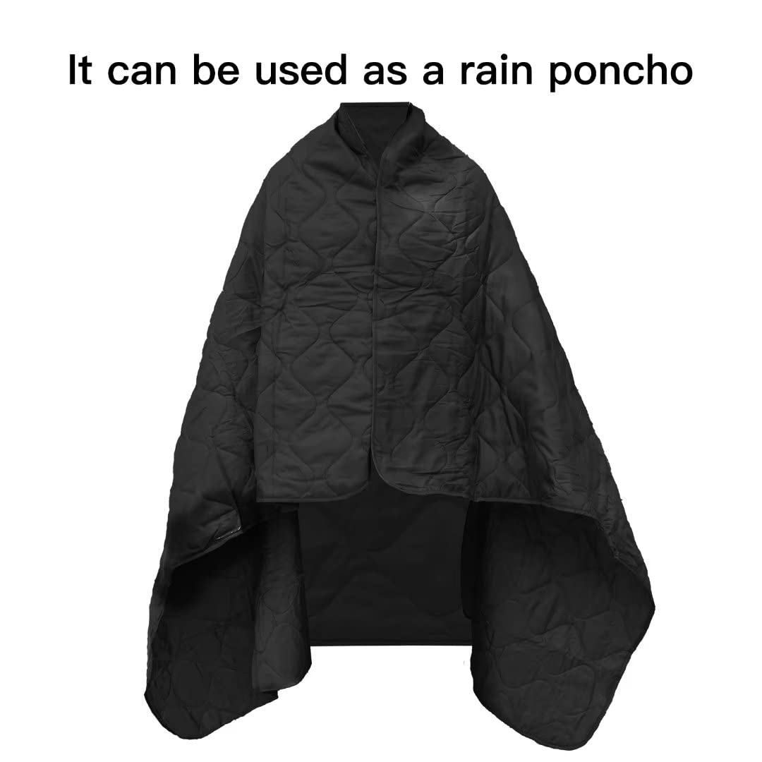 LOOGU – couverture camouflage Woobie imperméable, doublure de poncho pour le camping en plein air, la randonnée, la chasse, la survie, la randonnée, le pique-nique