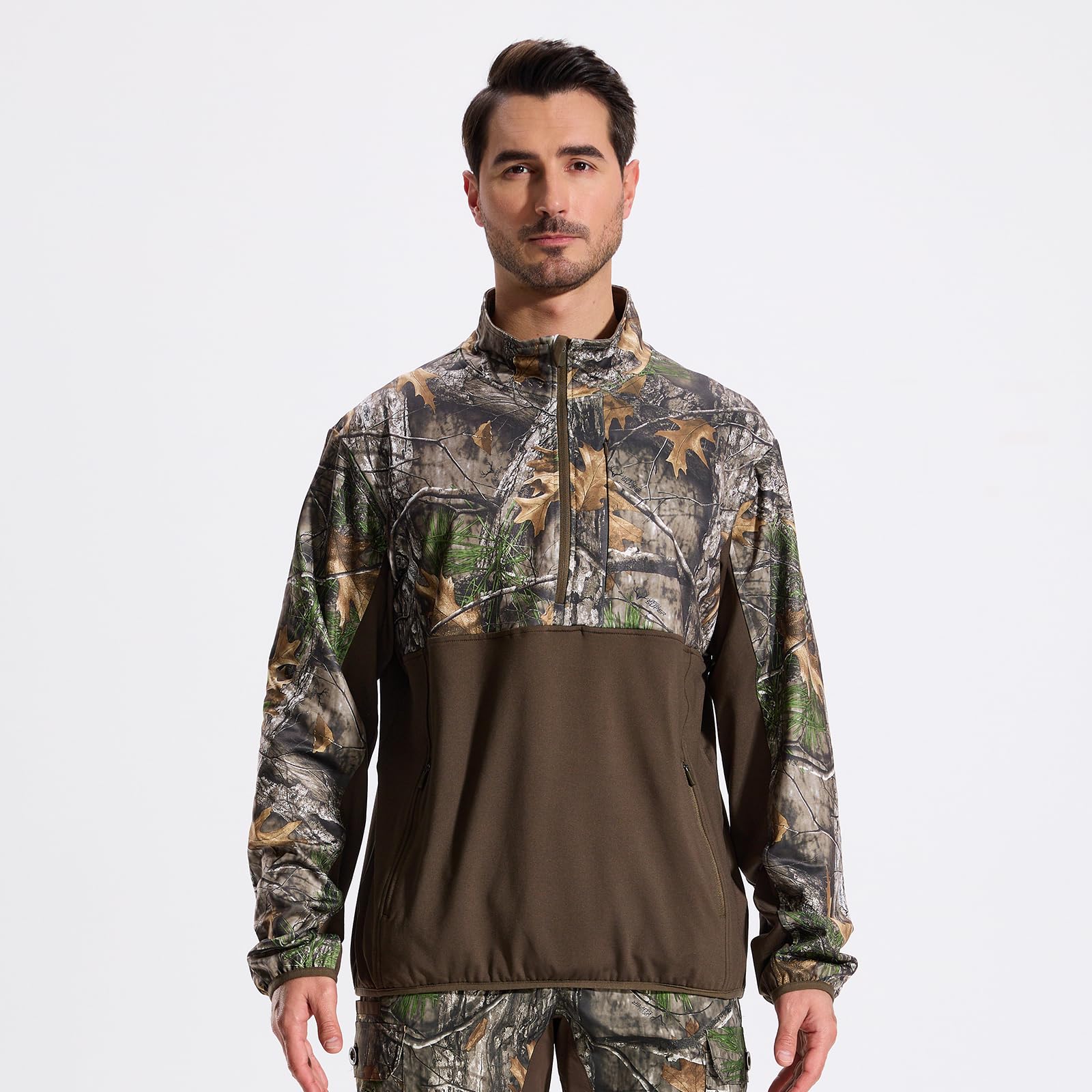 LOOGU Hunting Hoodies Super Tree Camo Contrast D30