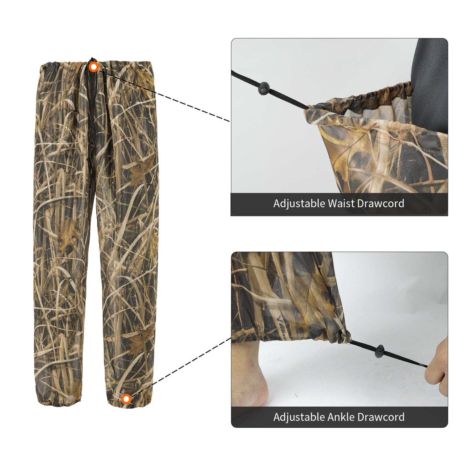 LOOGU Mosquito Suits-Grass Shadow Camo