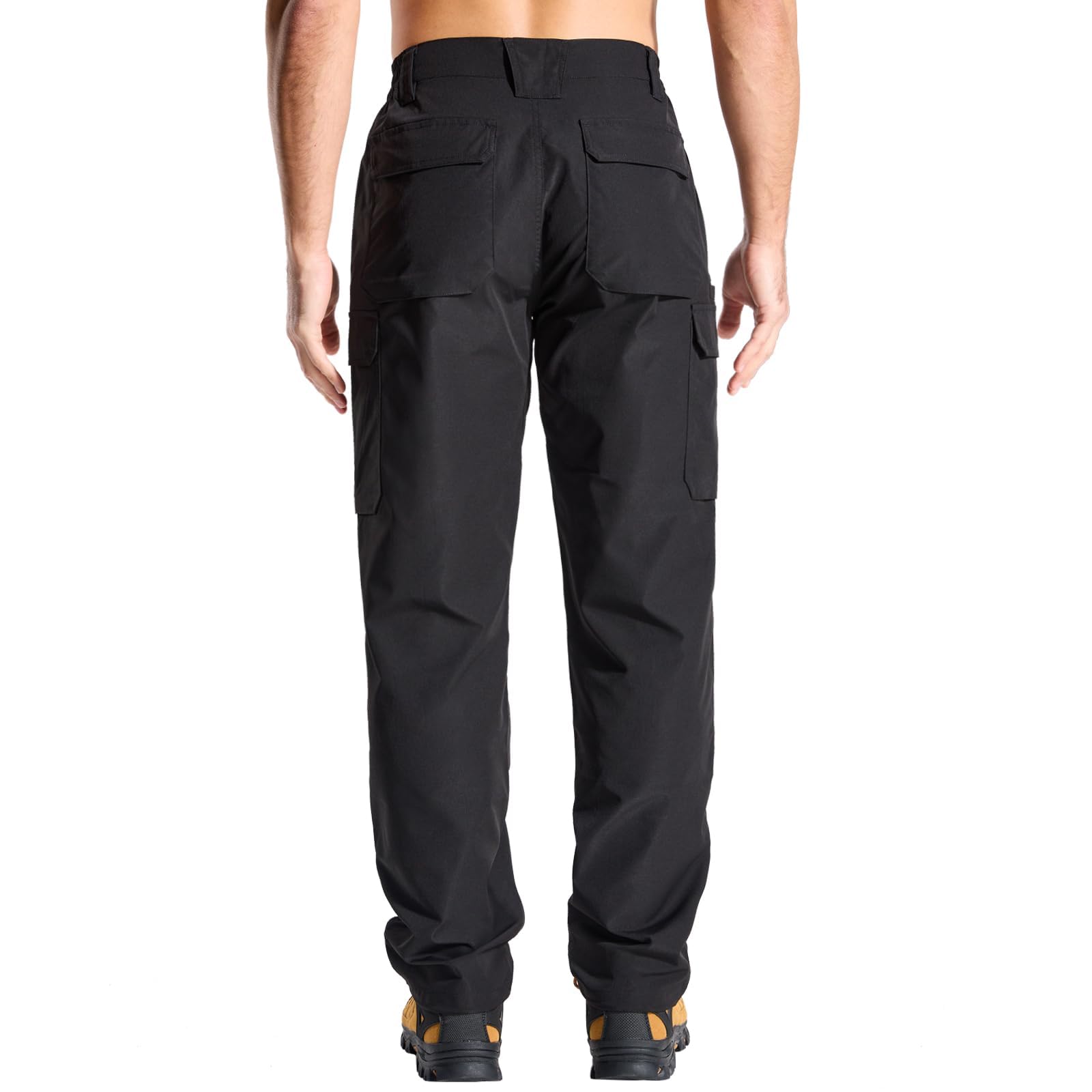 LOOGU Camo Hunting Pants 7 Pockets Black H30