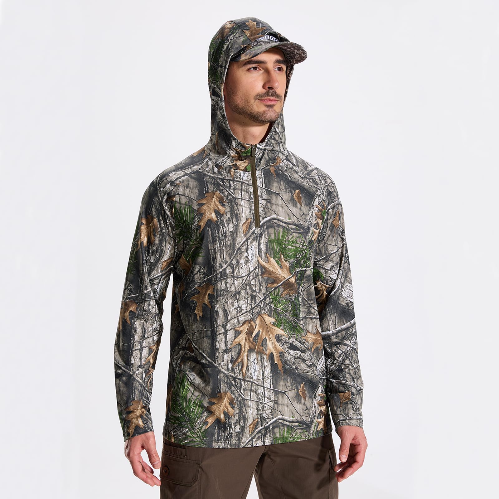 LOOGU Men’s Hunting Camo Shirt Super Tree Camo T60