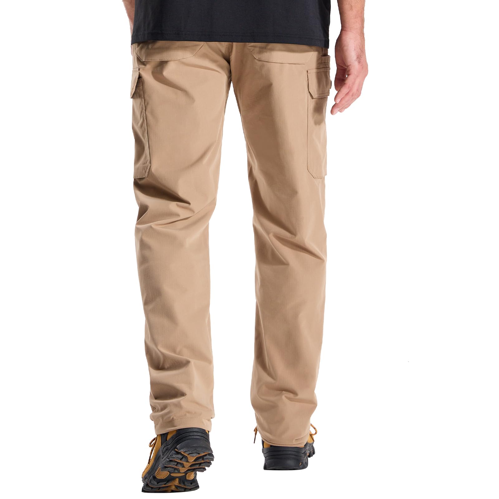 LOOGU Camo Hunting Pants 7 Pockets Khaki H30