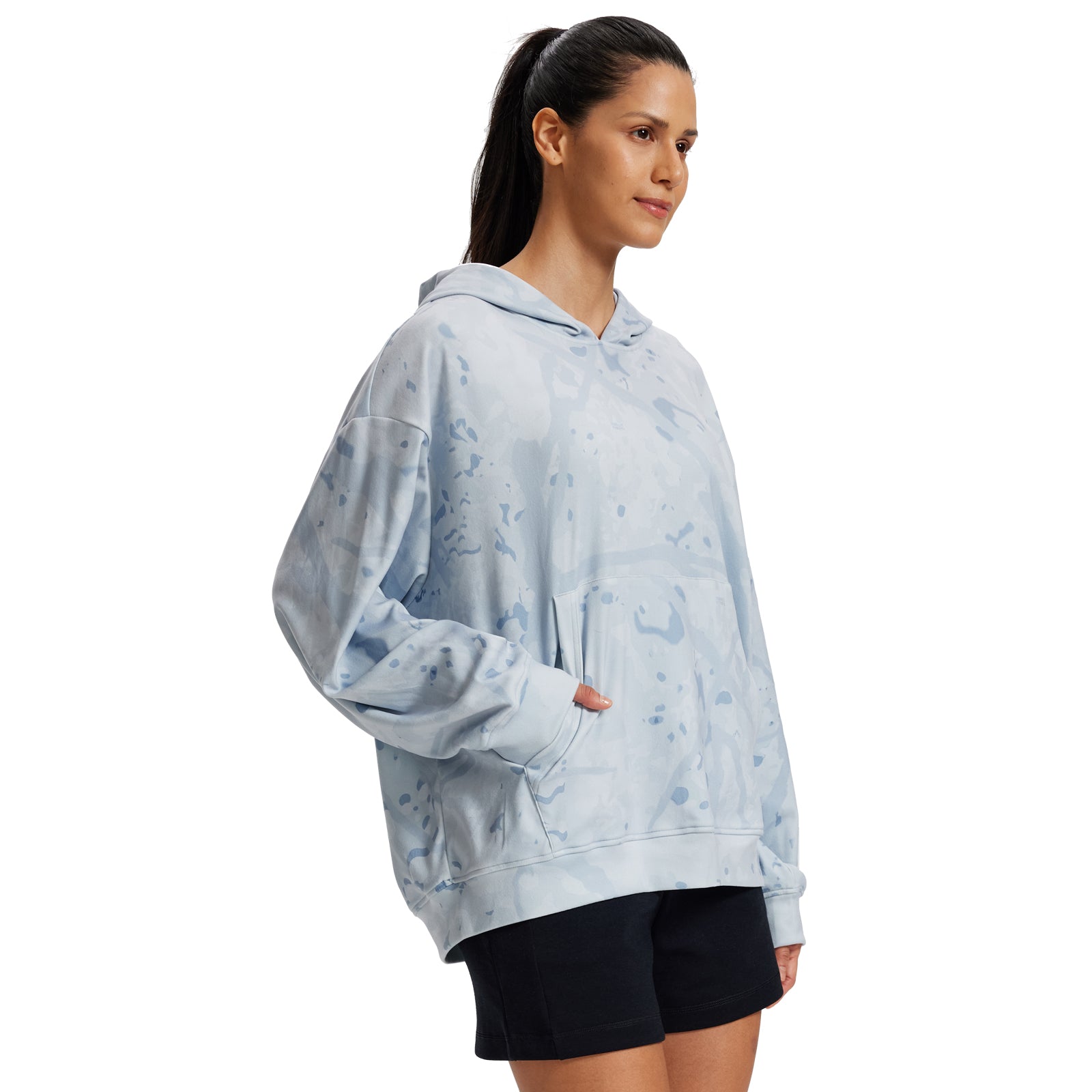 LOOGU Women's Camo Oversized Hoodies WD50