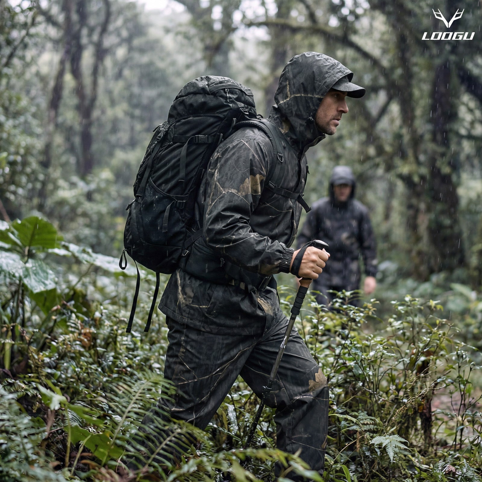 LOOGU ENTS camo rainsuit TPU RS20
