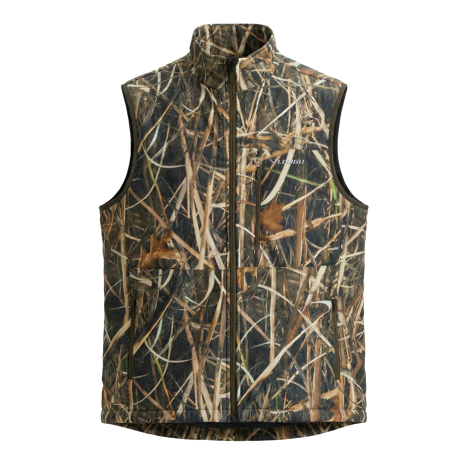 LOOGU Mens Camo Hunting Fleece Insulation Vest M10-1