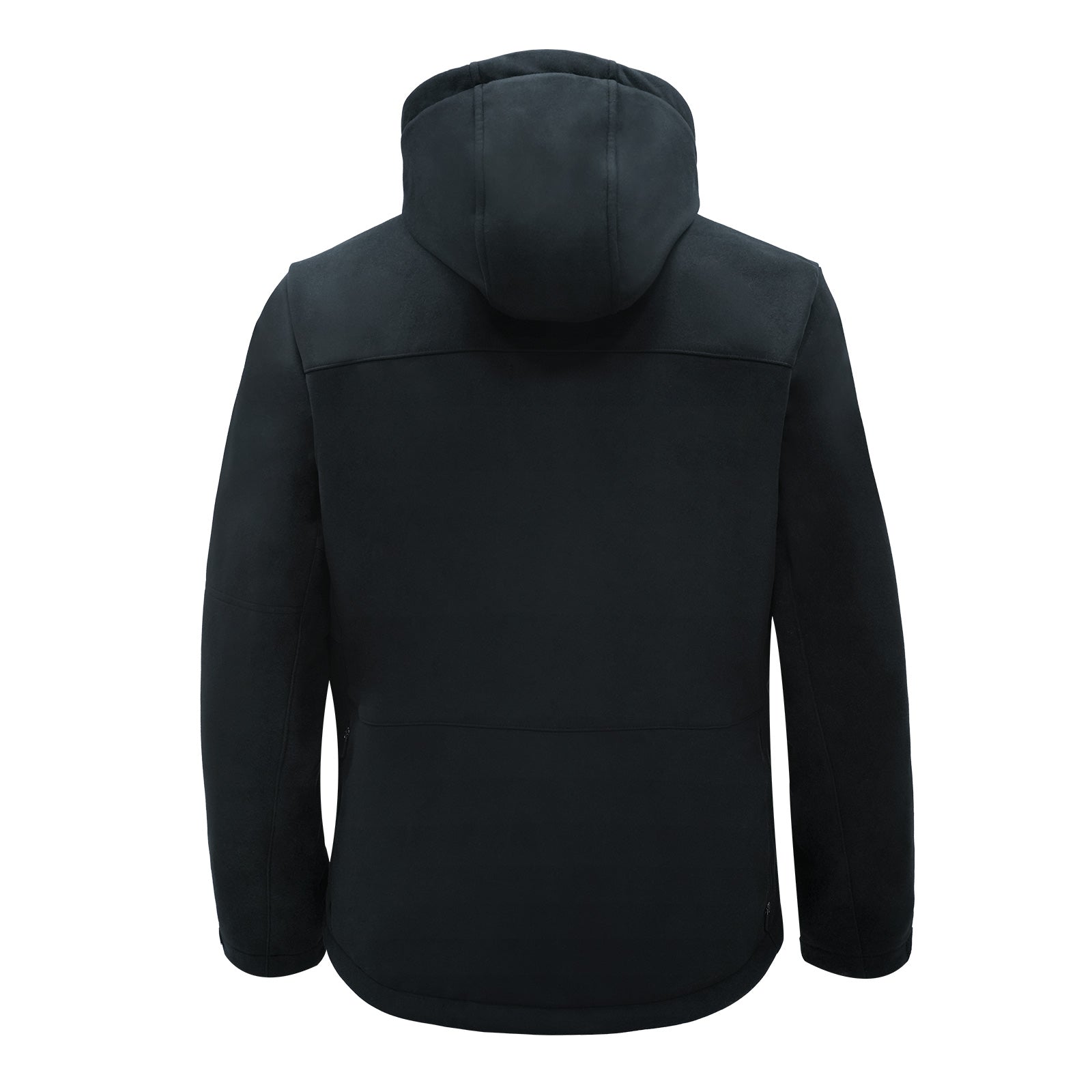 LOOGU Fleece Lining Hooded Casual Jacket M50-1