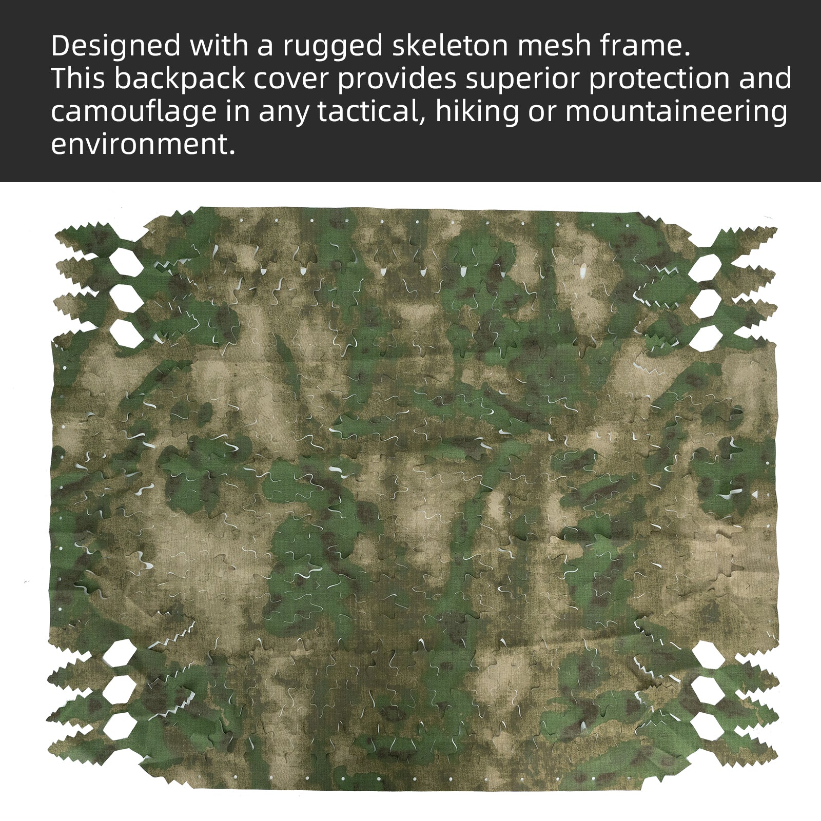 LOOGU Tactical Backpack Cover-AG Oak Leaf