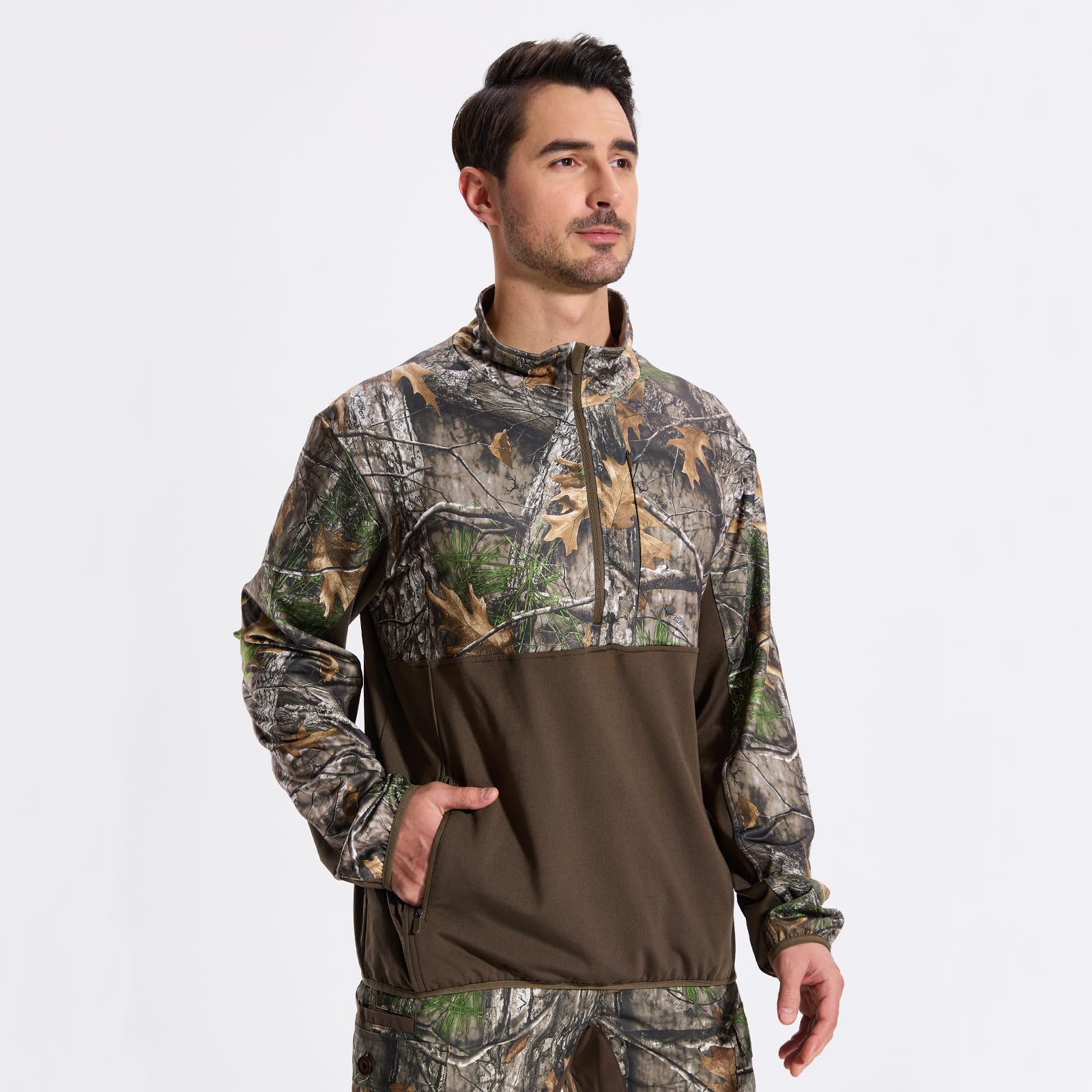 LOOGU Hunting Hoodies Super Tree Camo Contrast D30