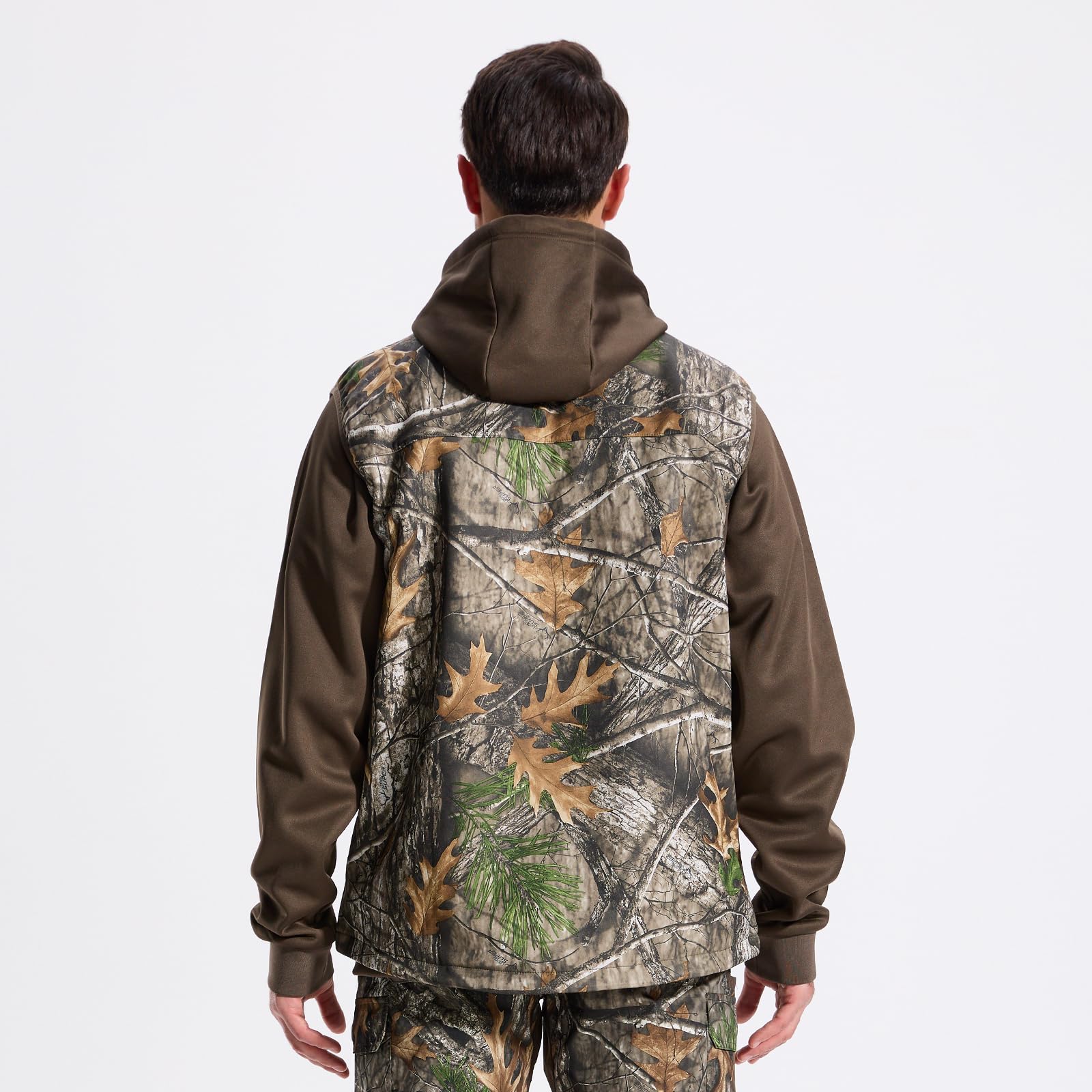 LOOGU Mens Camo Hunting Vest Super Tree Camo M10