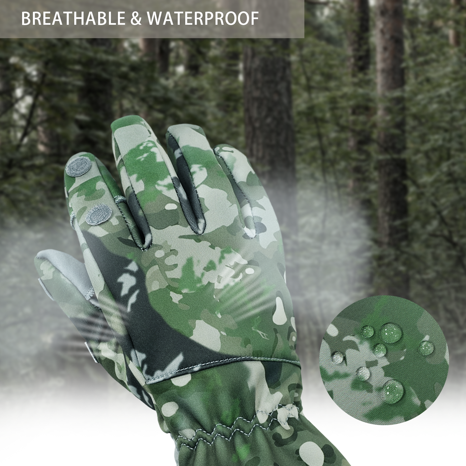 LOOGU Camouflage Hunting Gloves G10