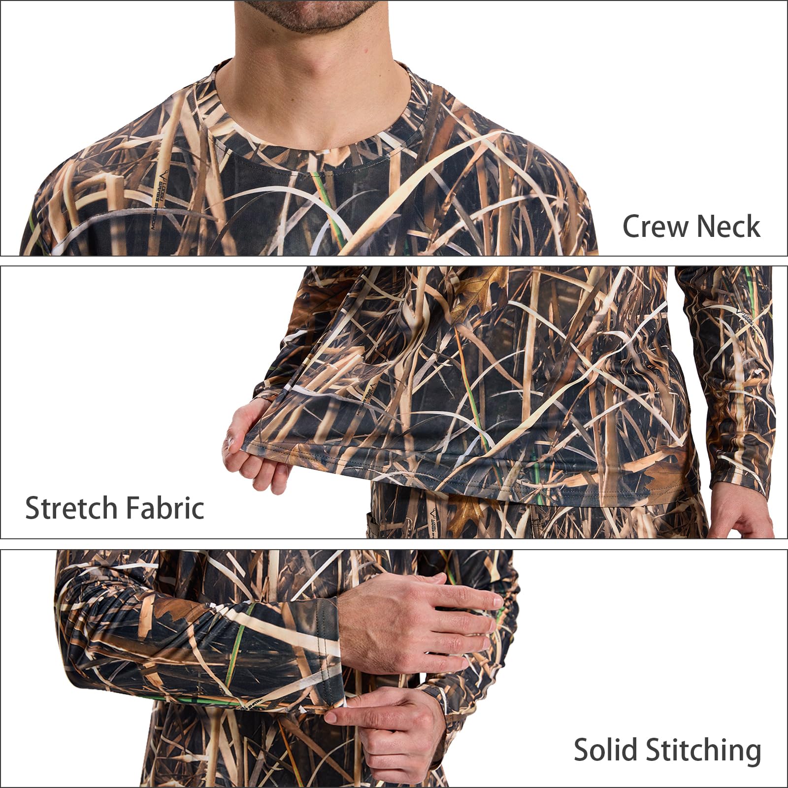 LOOGU Hunting Camo Shirt Grass Camo T20