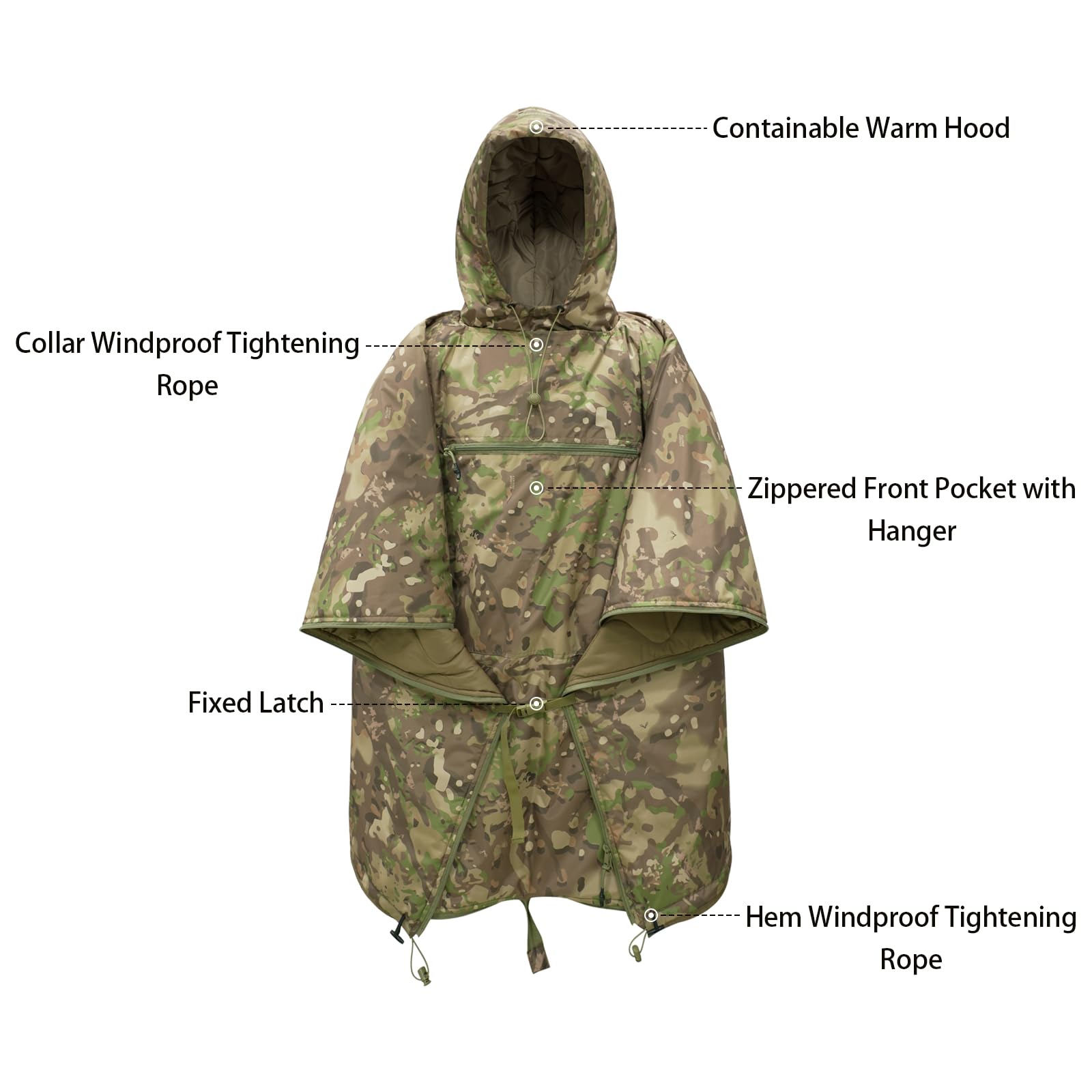 LOOGU Multipurpose Insulation Poncho IP20