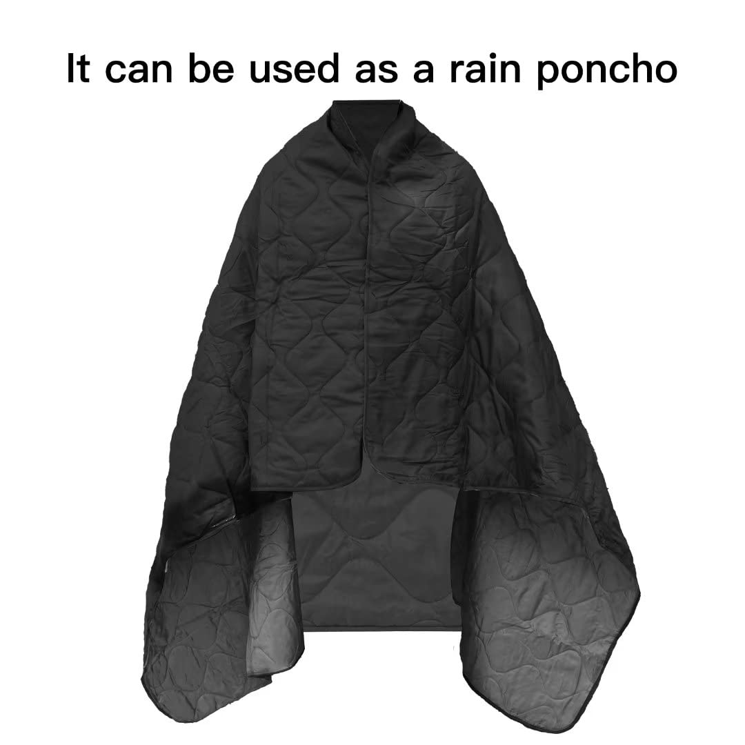 LOOGU – couverture camouflage Woobie imperméable, doublure de poncho pour le camping en plein air, la randonnée, la chasse, la survie, la randonnée, le pique-nique