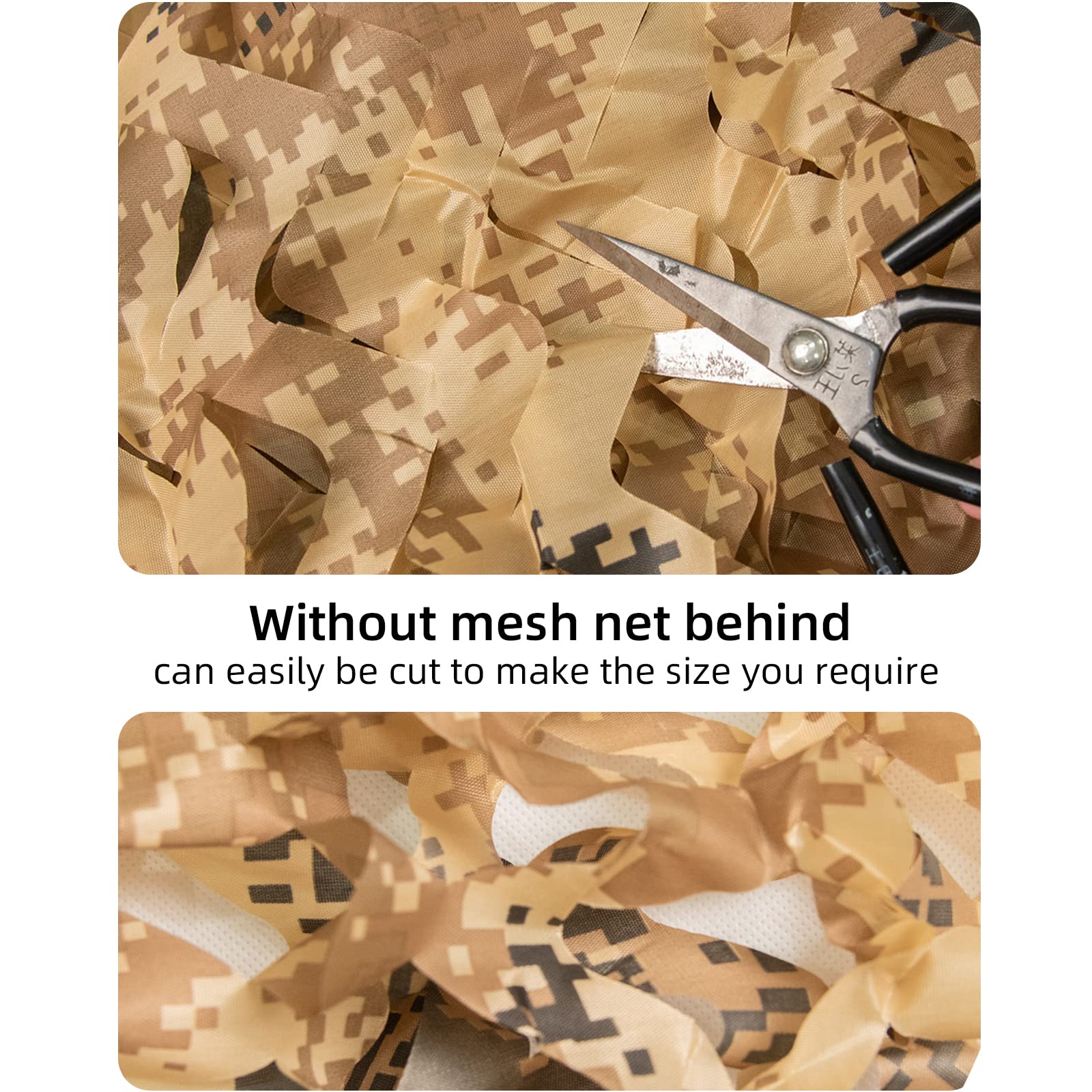 LOOGU Camo Netting,Woodland Camouflage Net Blinds