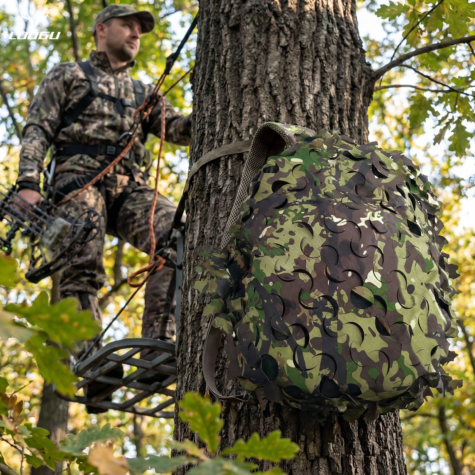 LOOGU Camo Tactical Backpack Cover