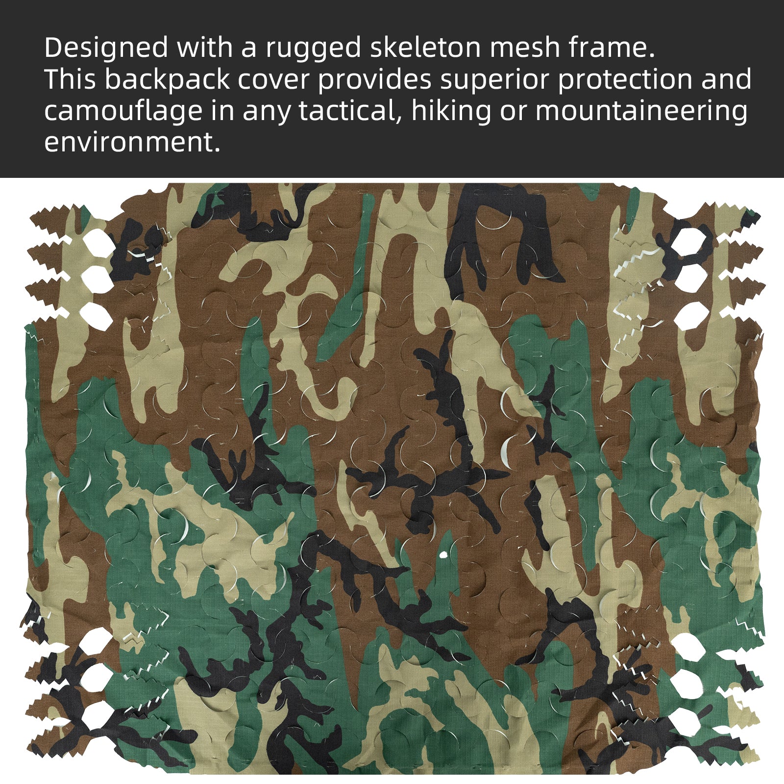 LOOGU camo rainsuit TPU- Us 4 Color Woodland