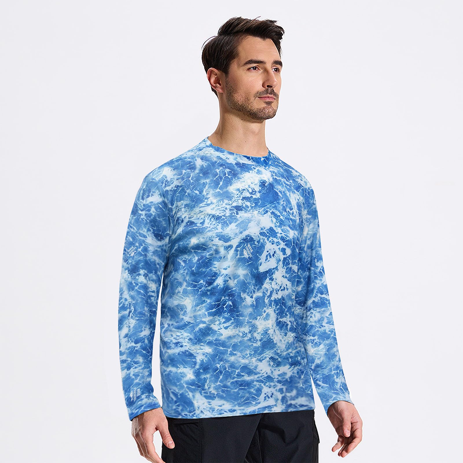 LOOGU Hunting Camo Shirt Wave Blue T20