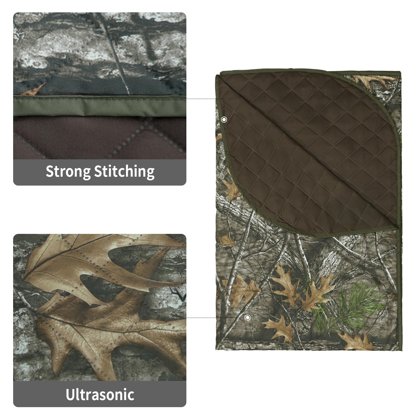 LOOGU Camo Blanket Waterproof Insulation Poncho Liner BL60