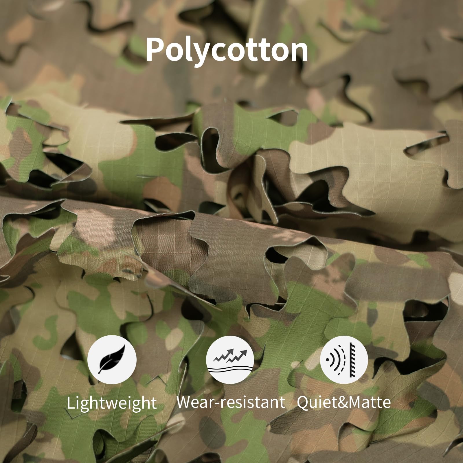 LOOGU Camo Tactical Backpack Cover Oak Leaf