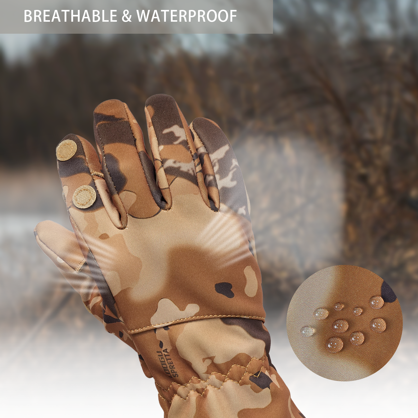 LOOGU Camouflage Hunting Gloves G10