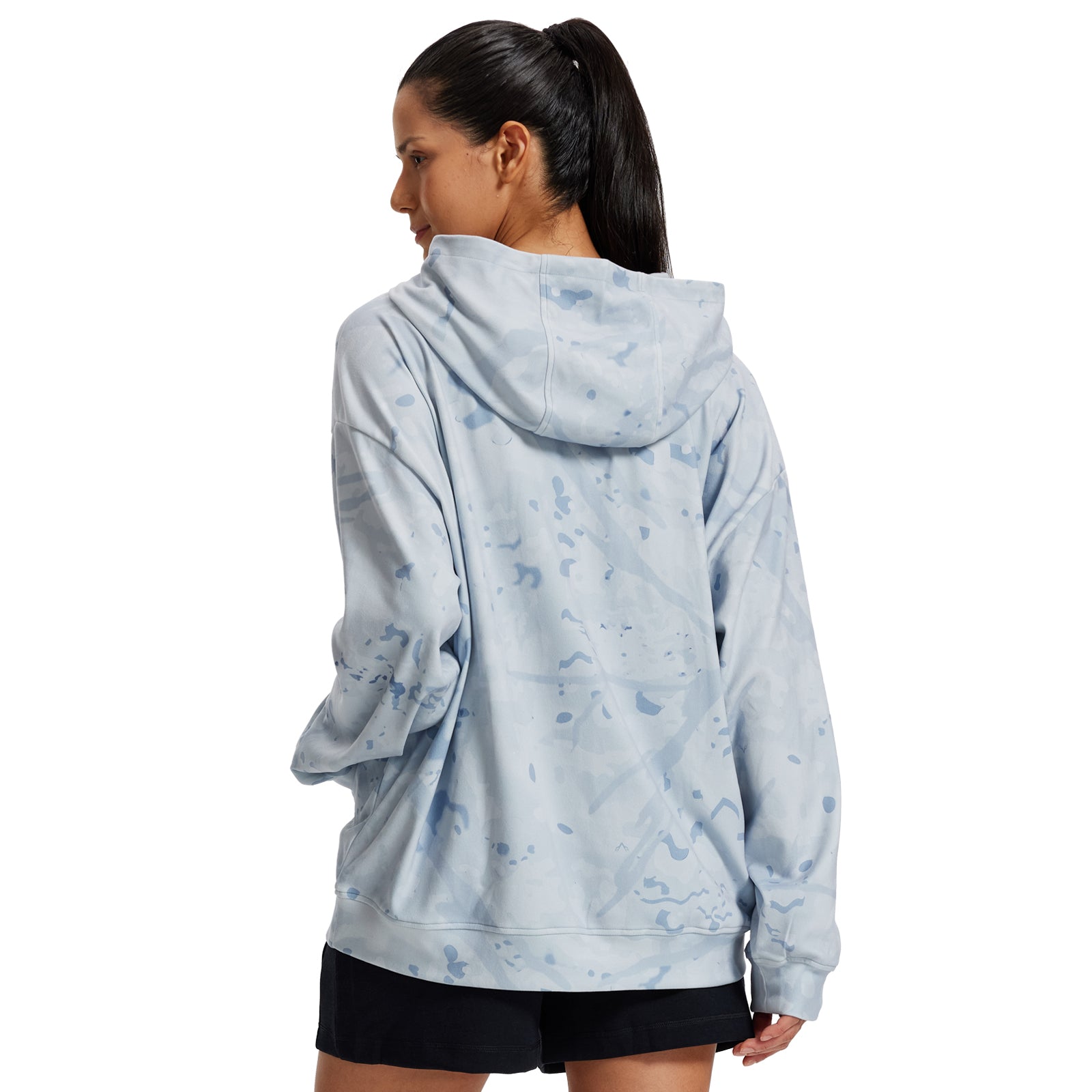 LOOGU Women's Camo Oversized Hoodies WD50