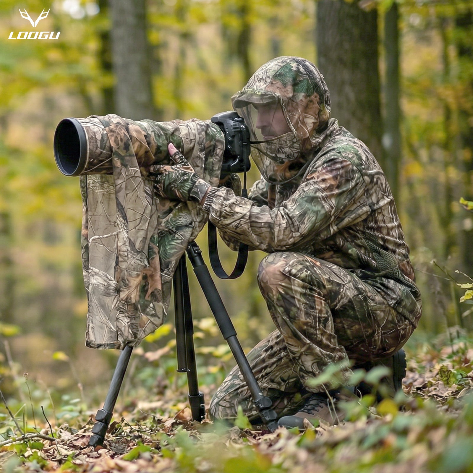LOOGU Camo Mosquito Suits