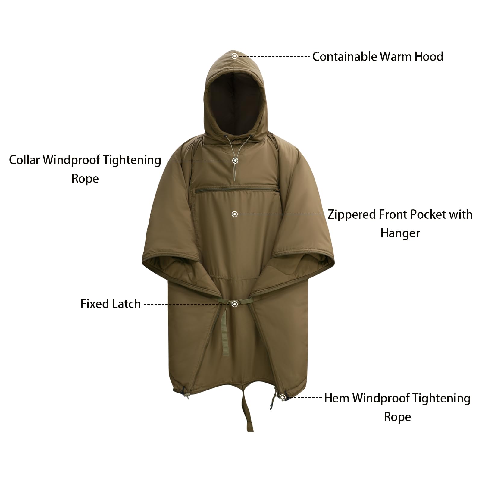 LOOGU Multipurpose Insulation Poncho IP20