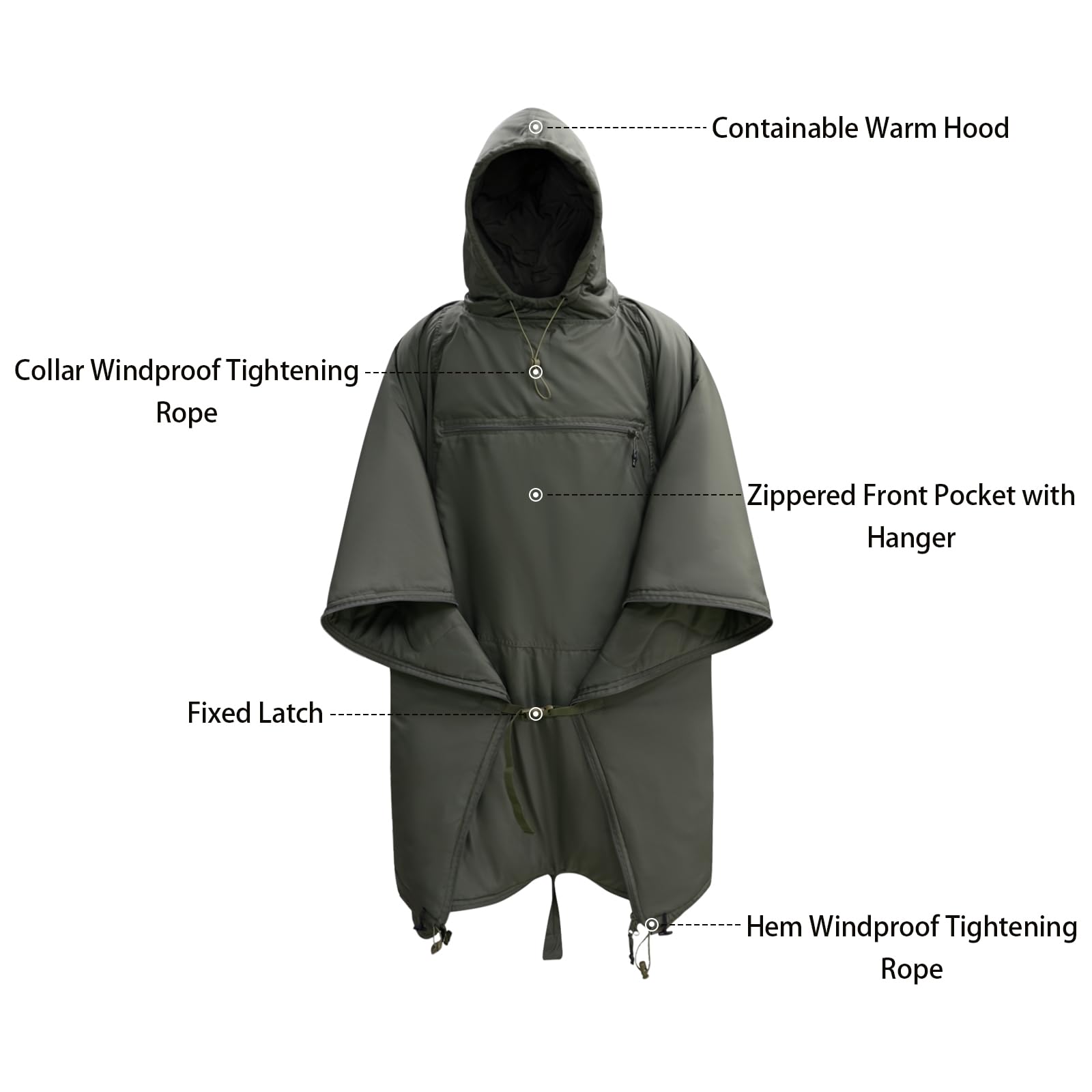 LOOGU Multipurpose Insulation Poncho IP20