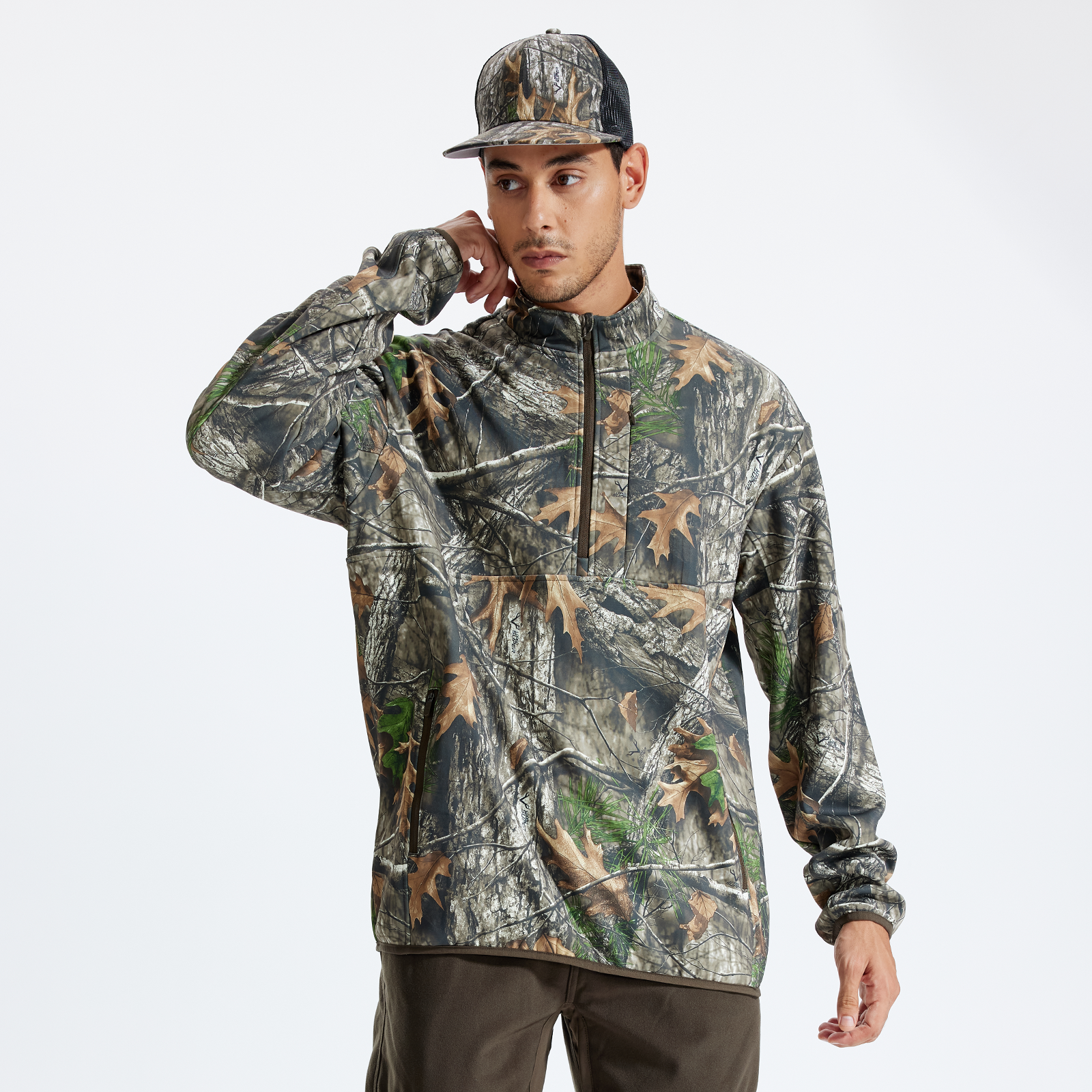 LOOGU Hunting Hoodies Loogu Super Tree Camo Pullover D30