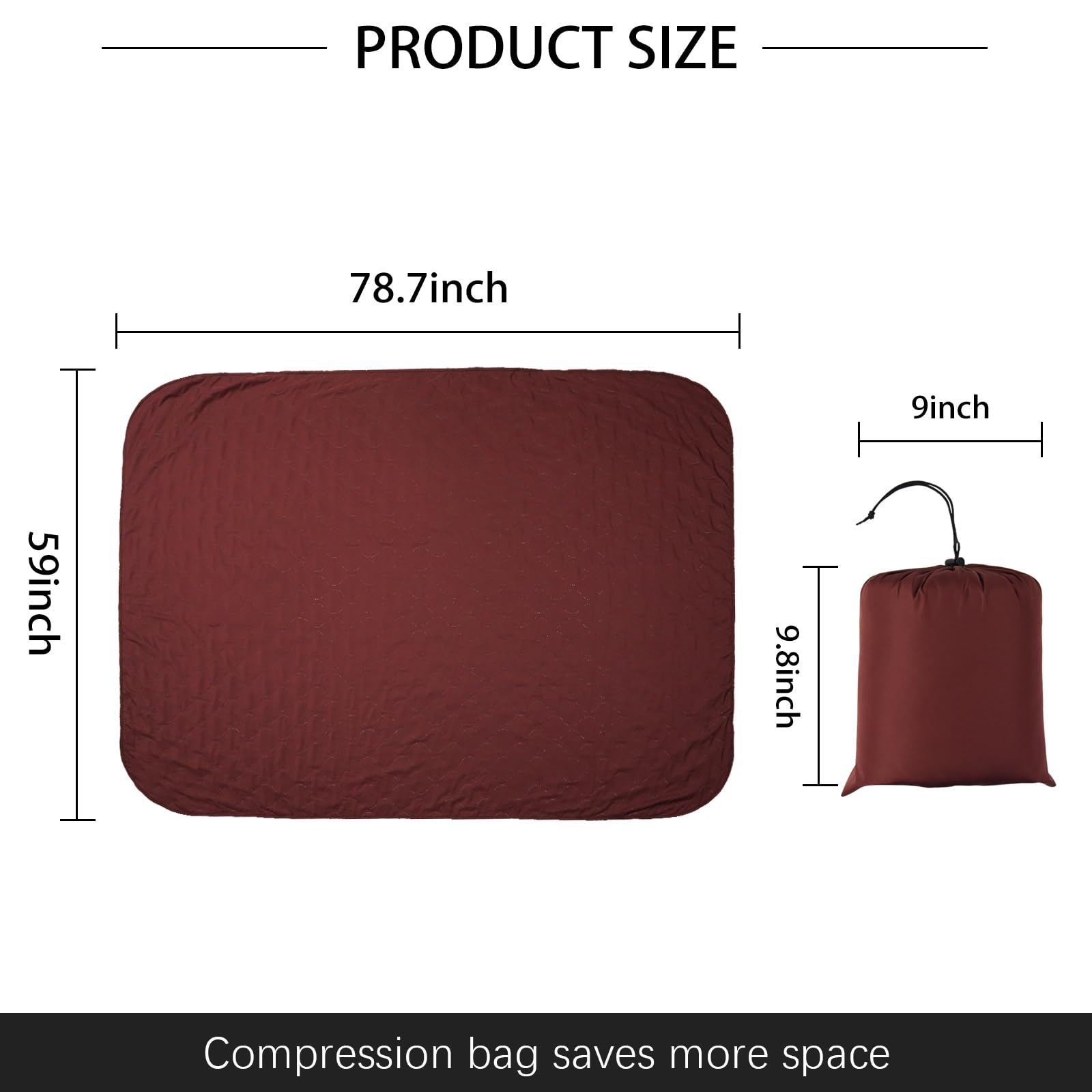 LOOGU – couverture camouflage Woobie imperméable, doublure de poncho pour le camping en plein air, la randonnée, la chasse, la survie, la randonnée, le pique-nique