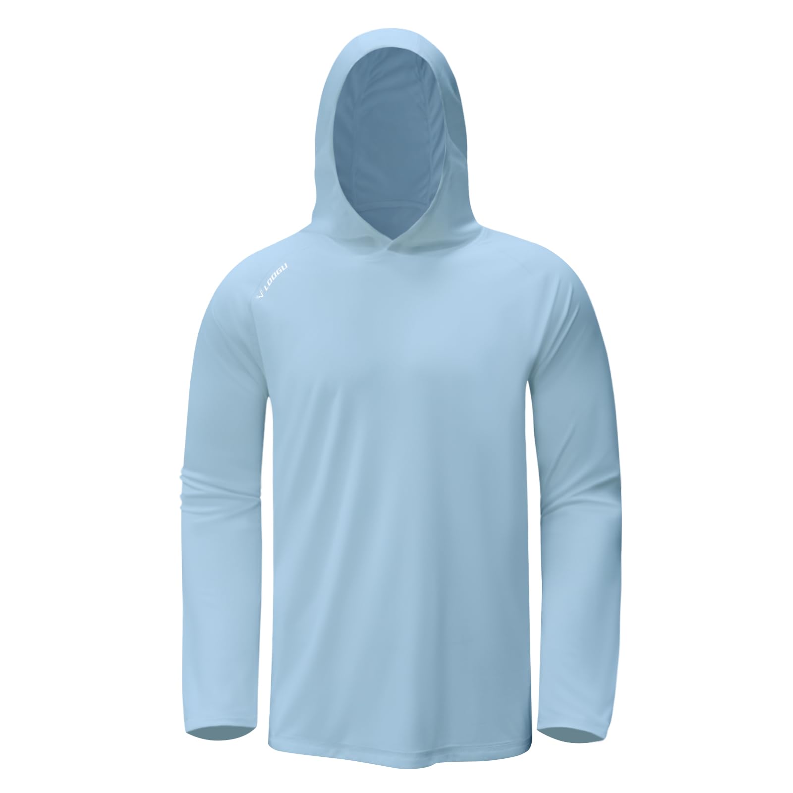 LOOGU Men’s Hoodie Long Sleeve Shirt Blue T70