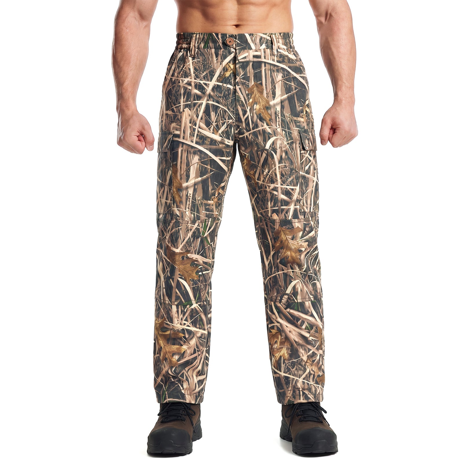 LOOGU Camo Hunting Pants 7 Pockets H30